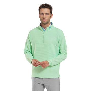 FootJoy Quilt Texture Chill Out Pullover Pistachio