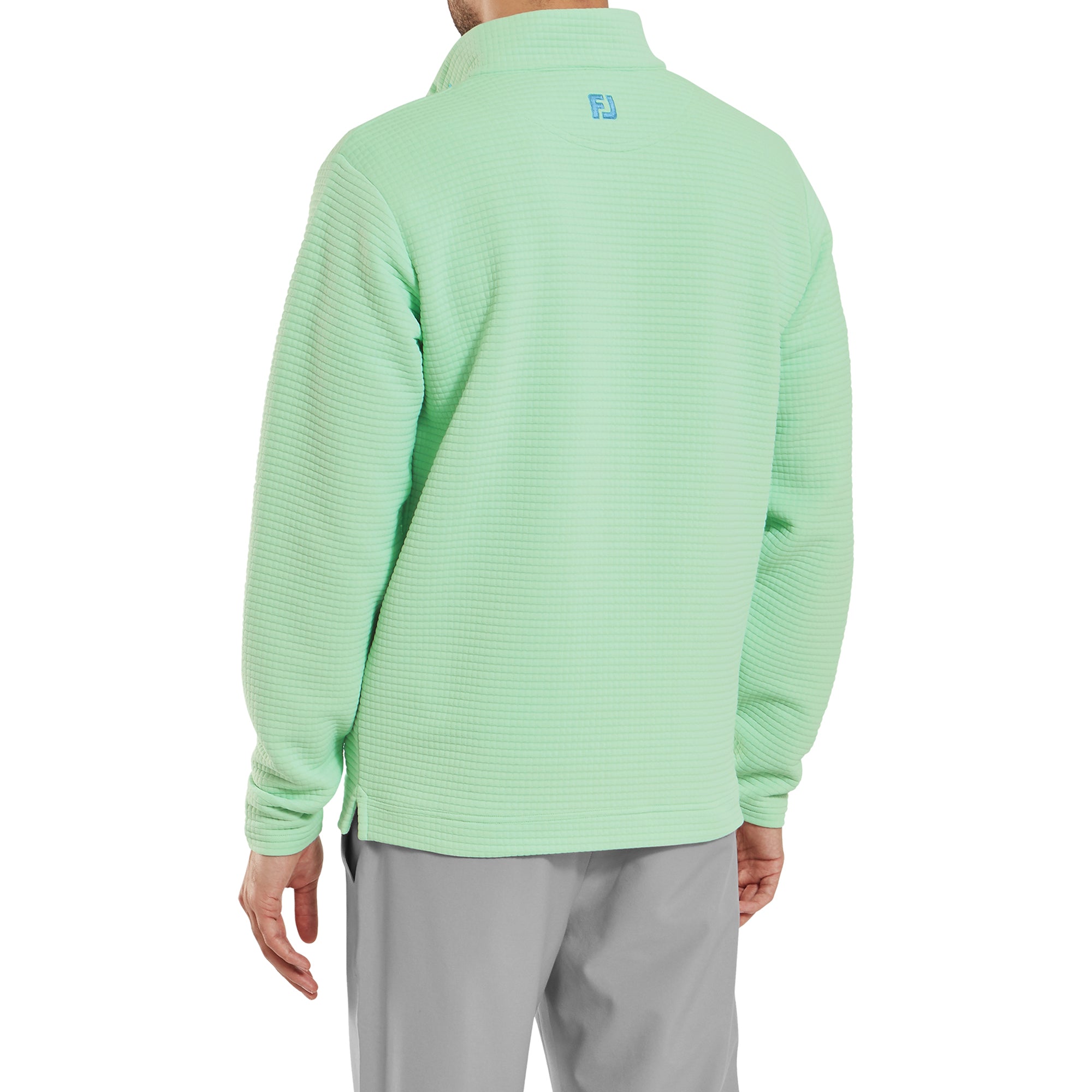 FootJoy Quilt Texture Chill Out Pullover Pistachio