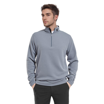 FootJoy Quilt Texture Chill Out Pullover Flint