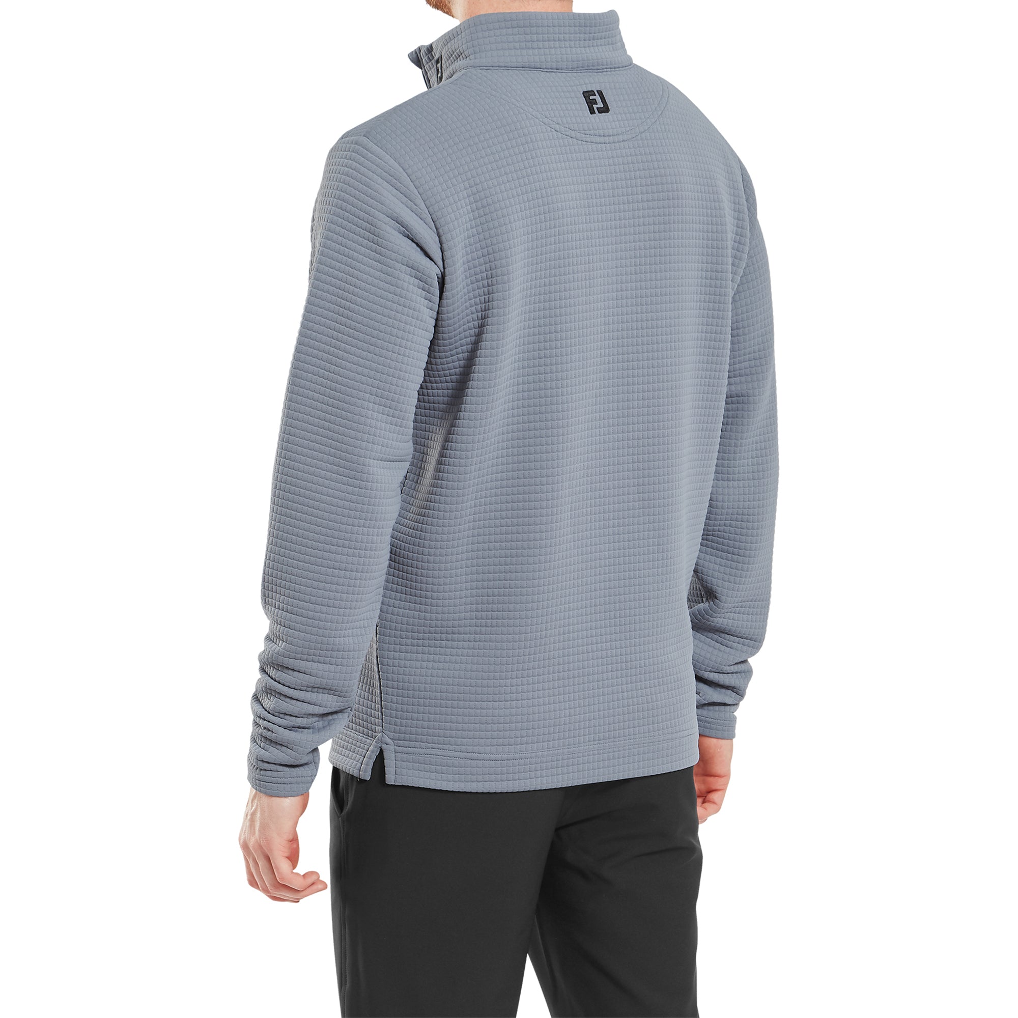 FootJoy Quilt Texture Chill Out Pullover Flint