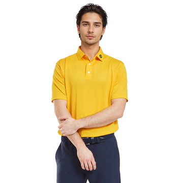 FootJoy Stretch Pique Solid Golf Shirt Taxi