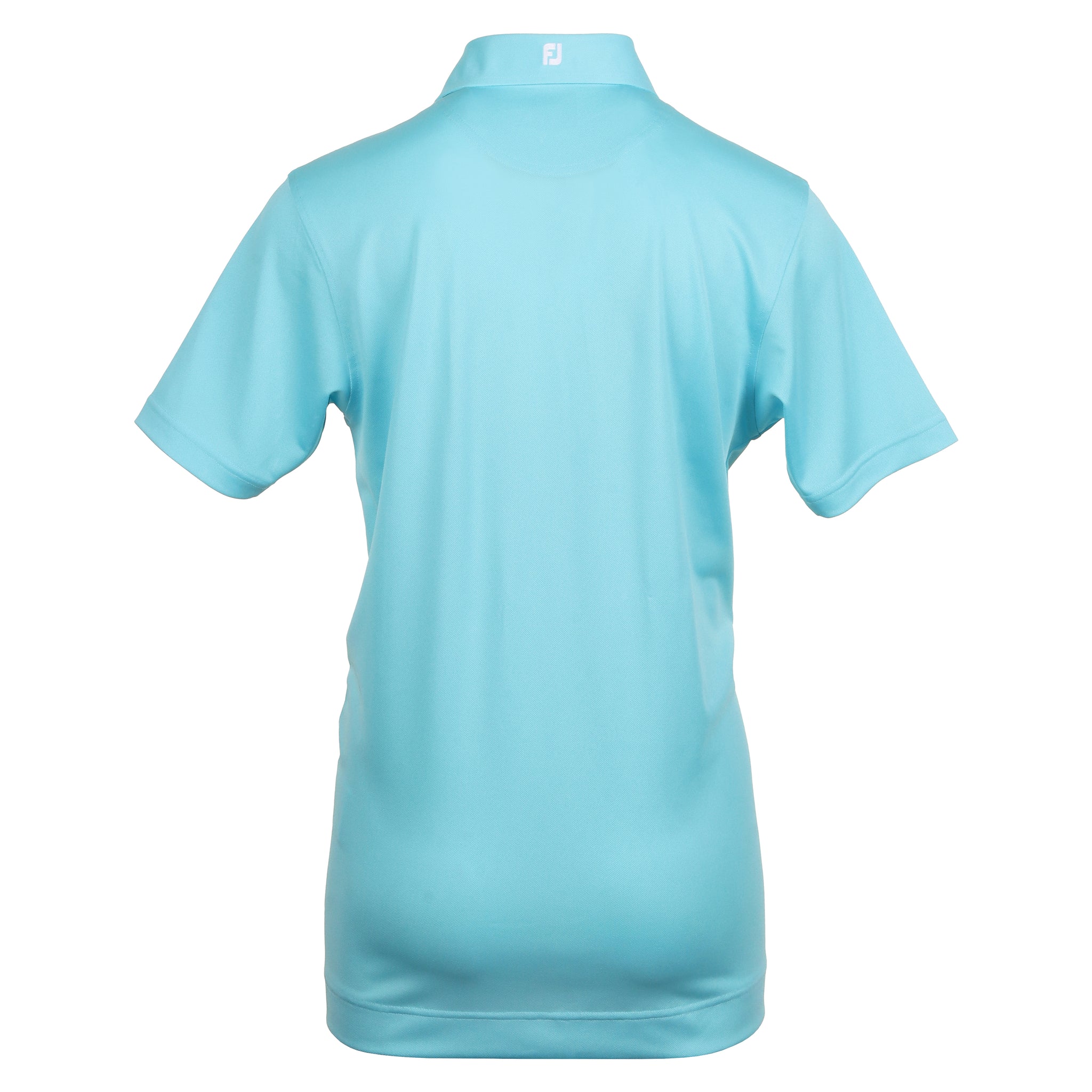 FootJoy Stretch Pique Solid Golf Shirt - Riviera Blue_2