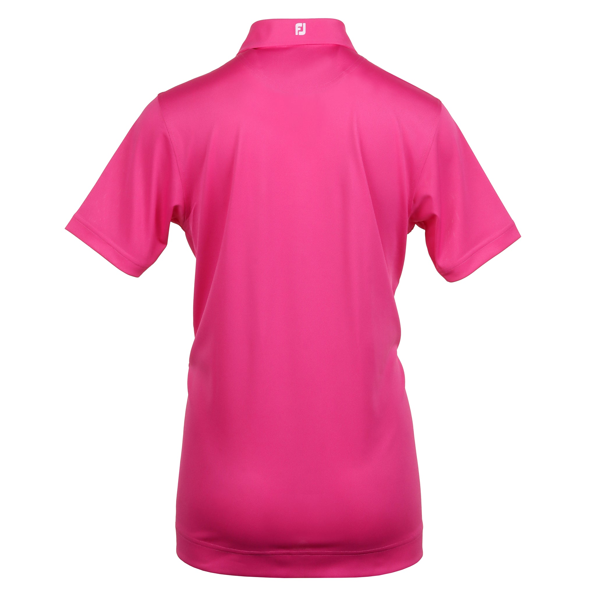 FootJoy Stretch Pique Solid Golf Shirt - Hot Pink_2