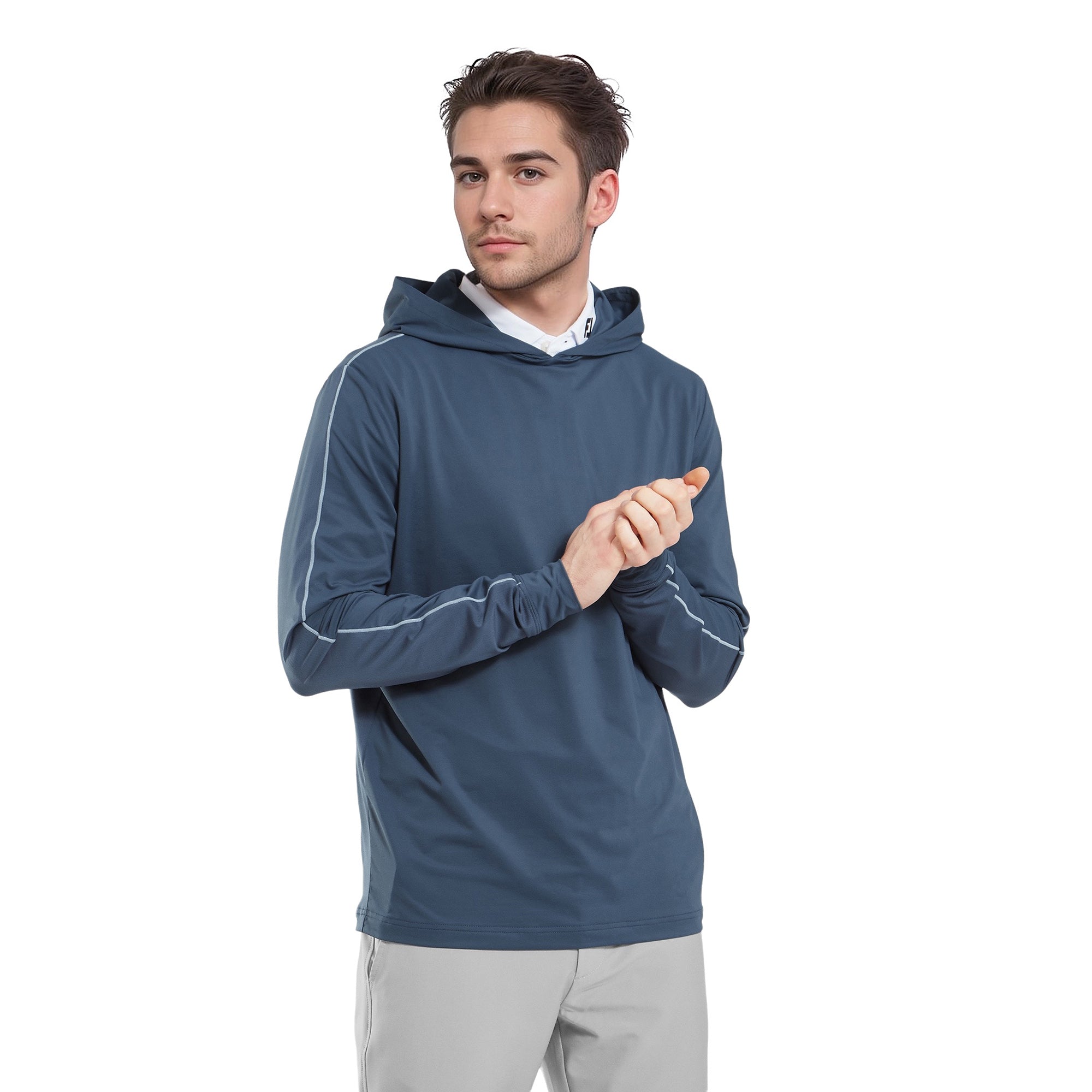 FootJoy TempoSeries Blocked Sun Hoodie Dark Denim