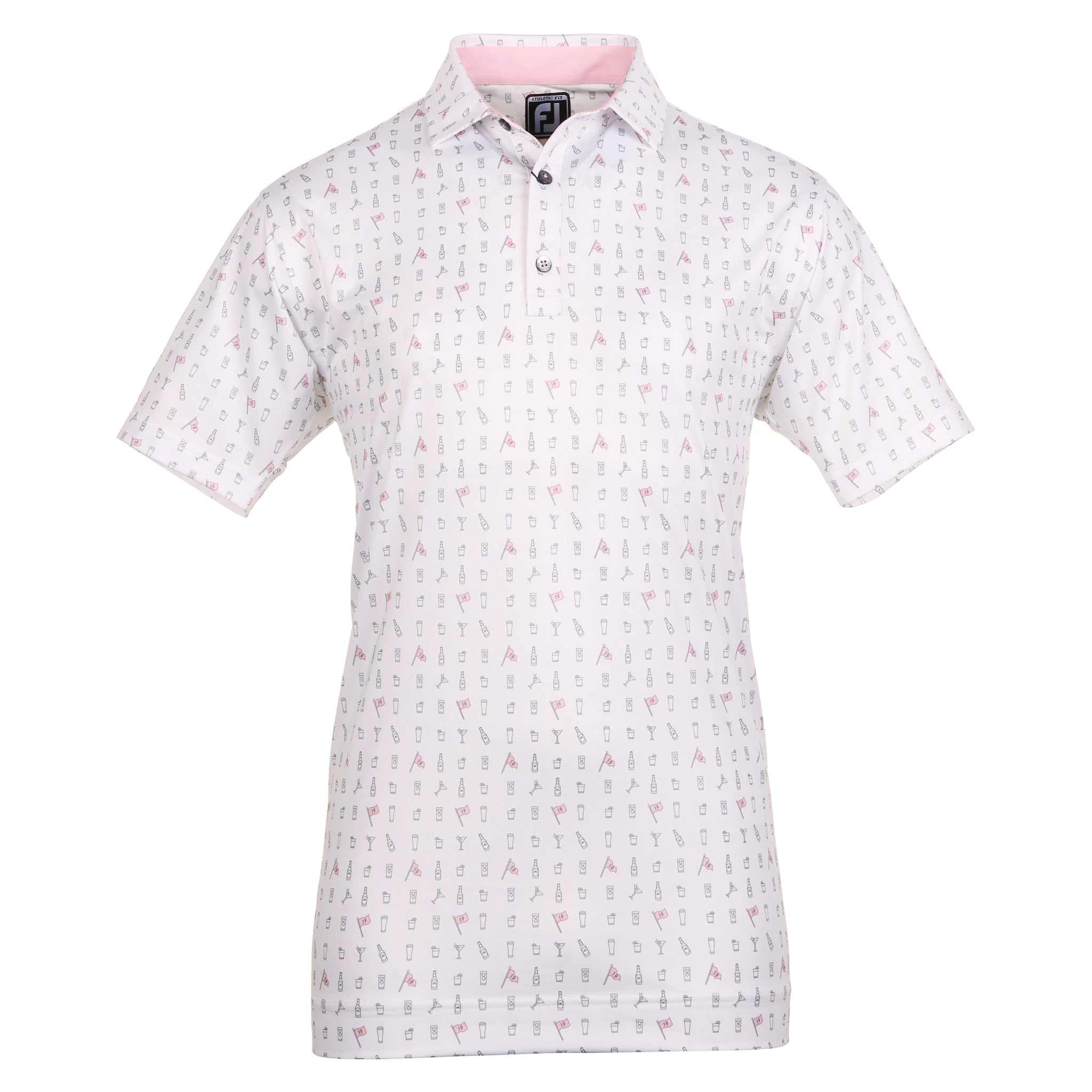 FootJoy The 19th Hole Lisle Golf Shirt 81611 White | Function18