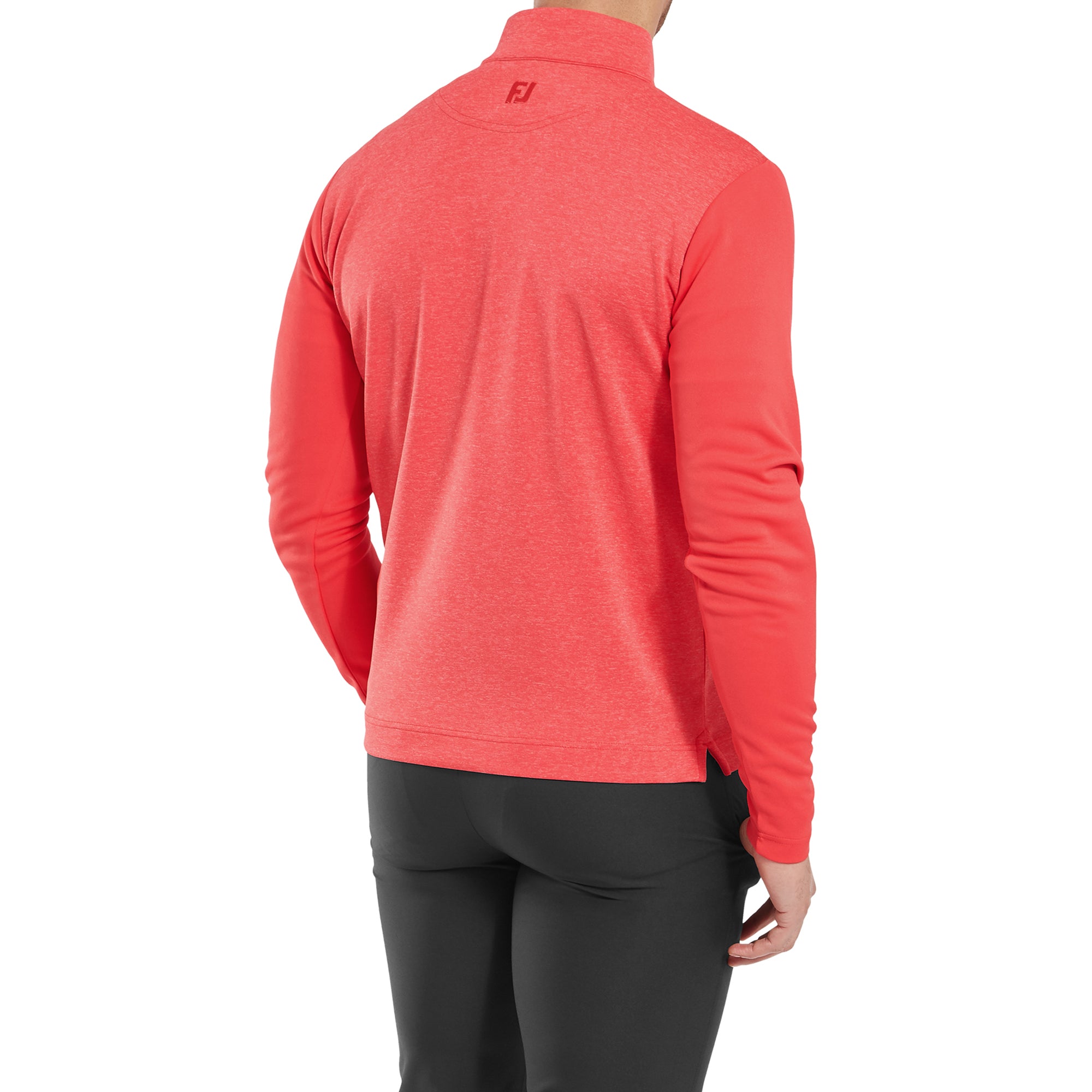 FootJoy Tonal Heather Chill Out Pullover Hibiscus