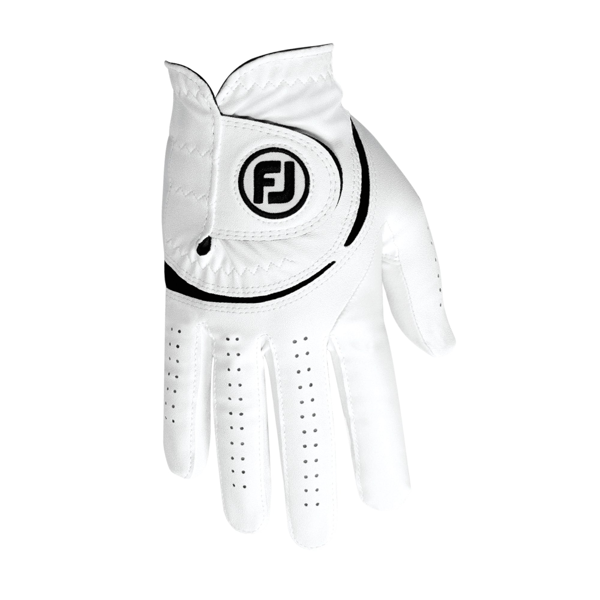 FootJoy WeatherSof Golf Glove MRH SS24 66161 White Black | Function18