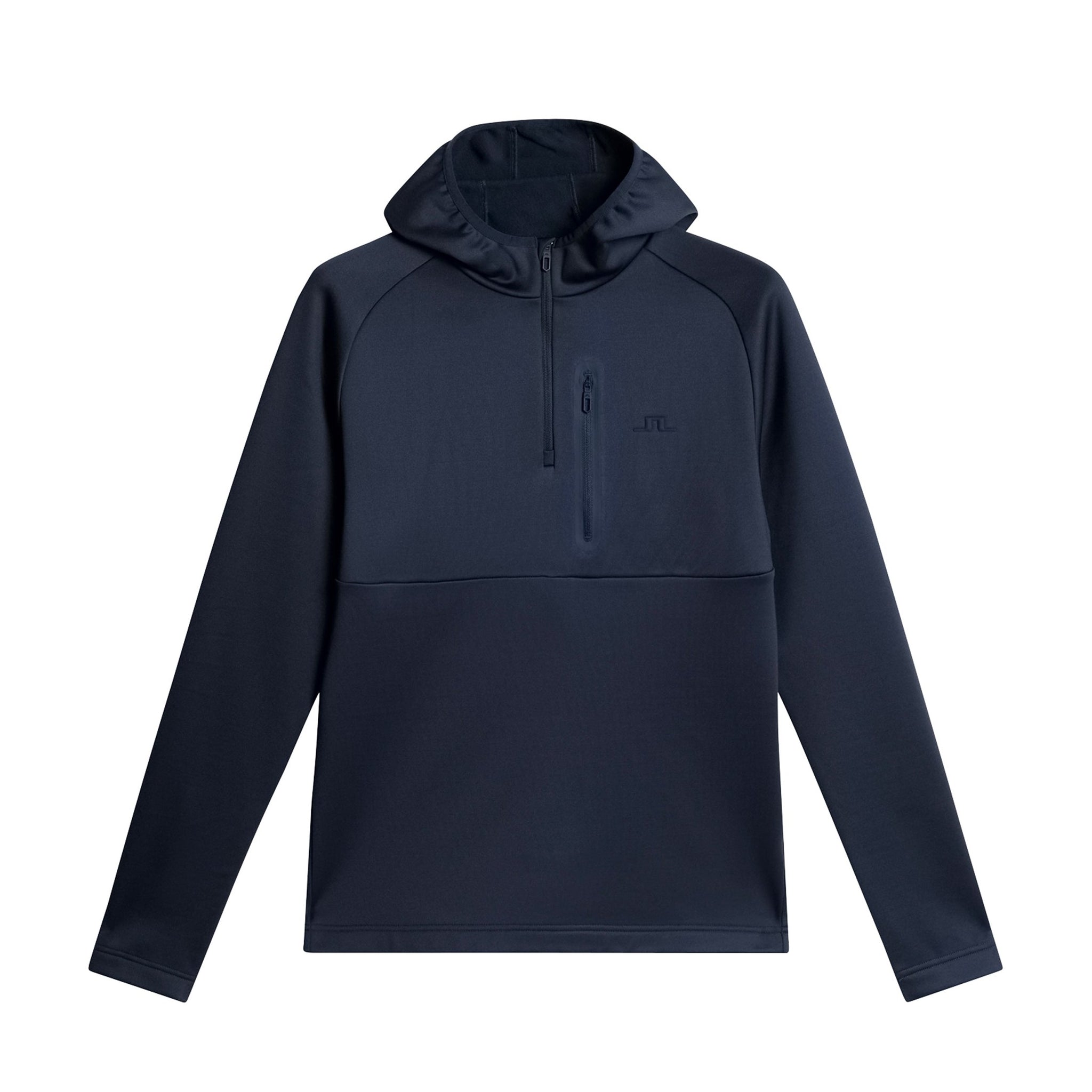 J.Lindeberg Golf Adam 1/4 Zip Hoodie FW24 JL Navy 6855