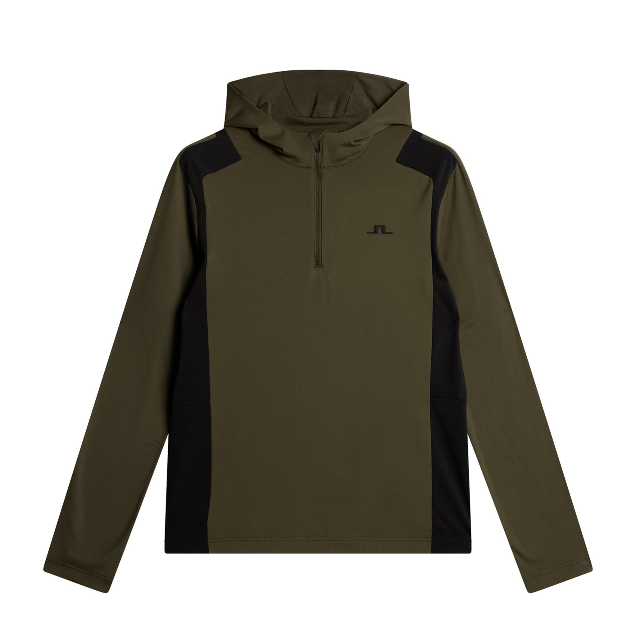 J.Lindeberg Golf Lukas Zip Hoodie FW24 Forest Green M354