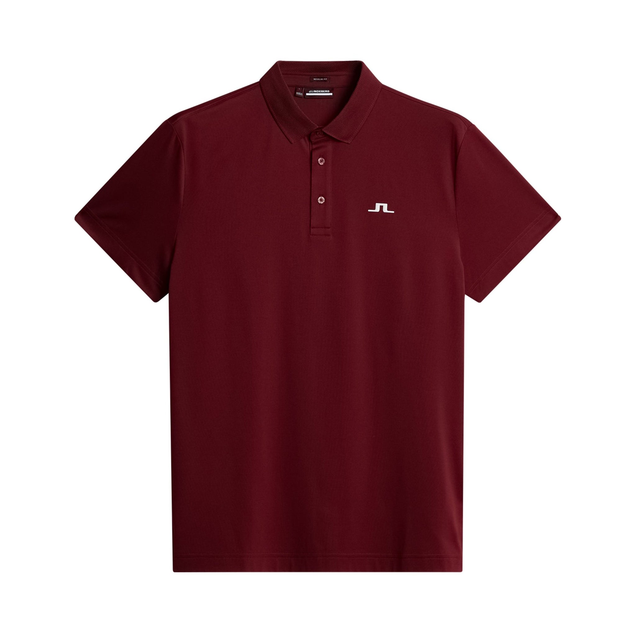 J.Lindeberg Golf Wince Polo Shirt FW24 Cabernet G091