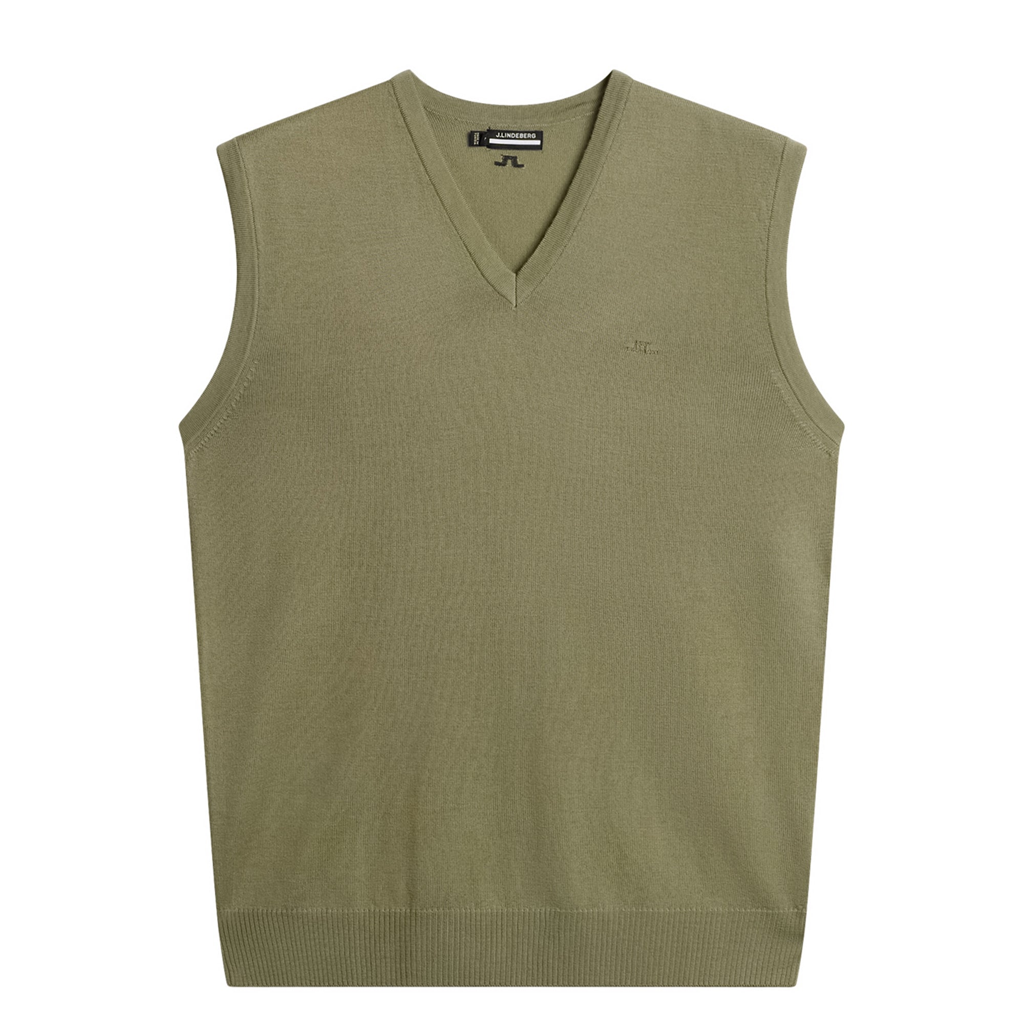 J.Lindeberg Golf Liam Knitted Vest GMKW11506 Oil Green M311 | Function18