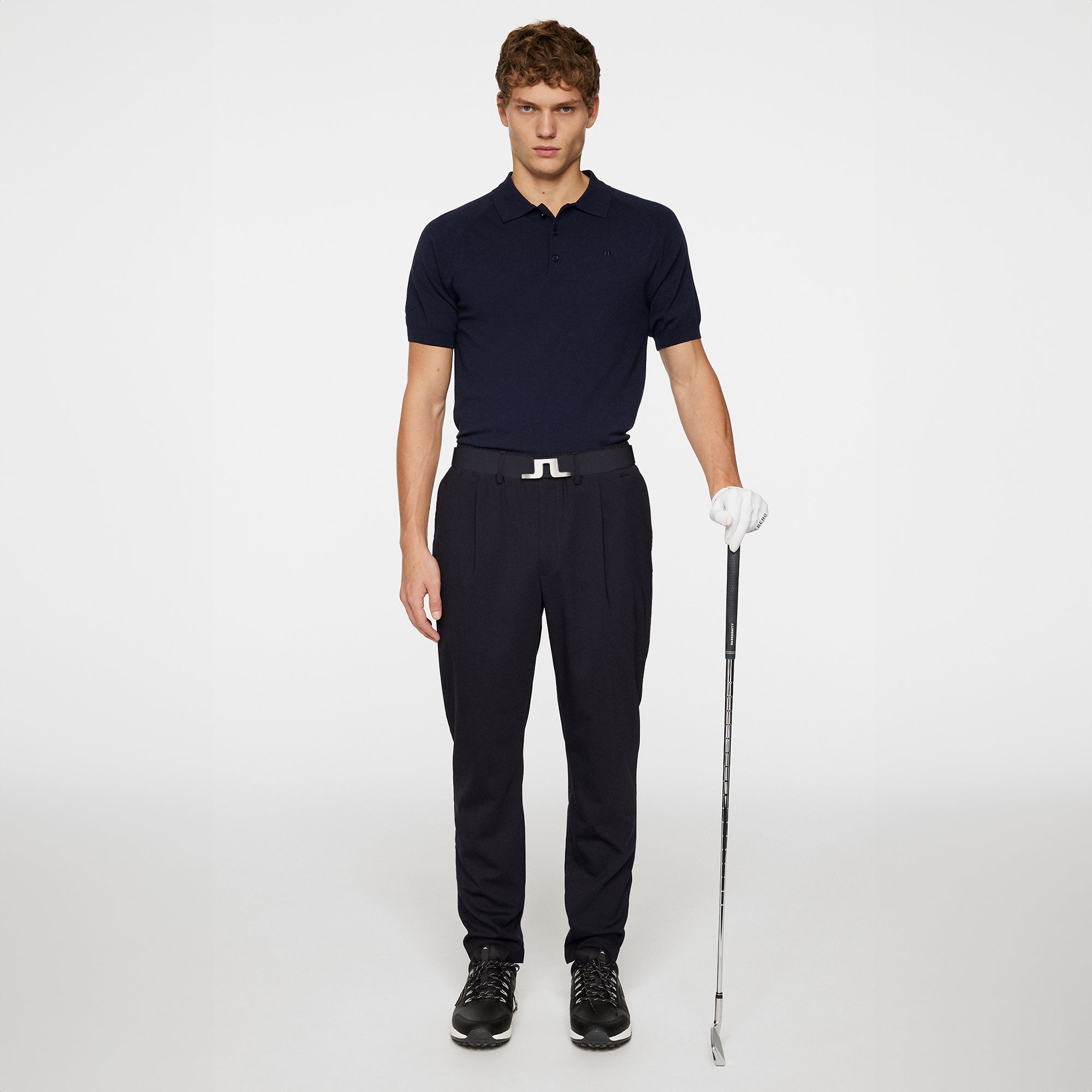 J.Lindeberg Golf x Glenmuir Martin Knitted Polo Shirt