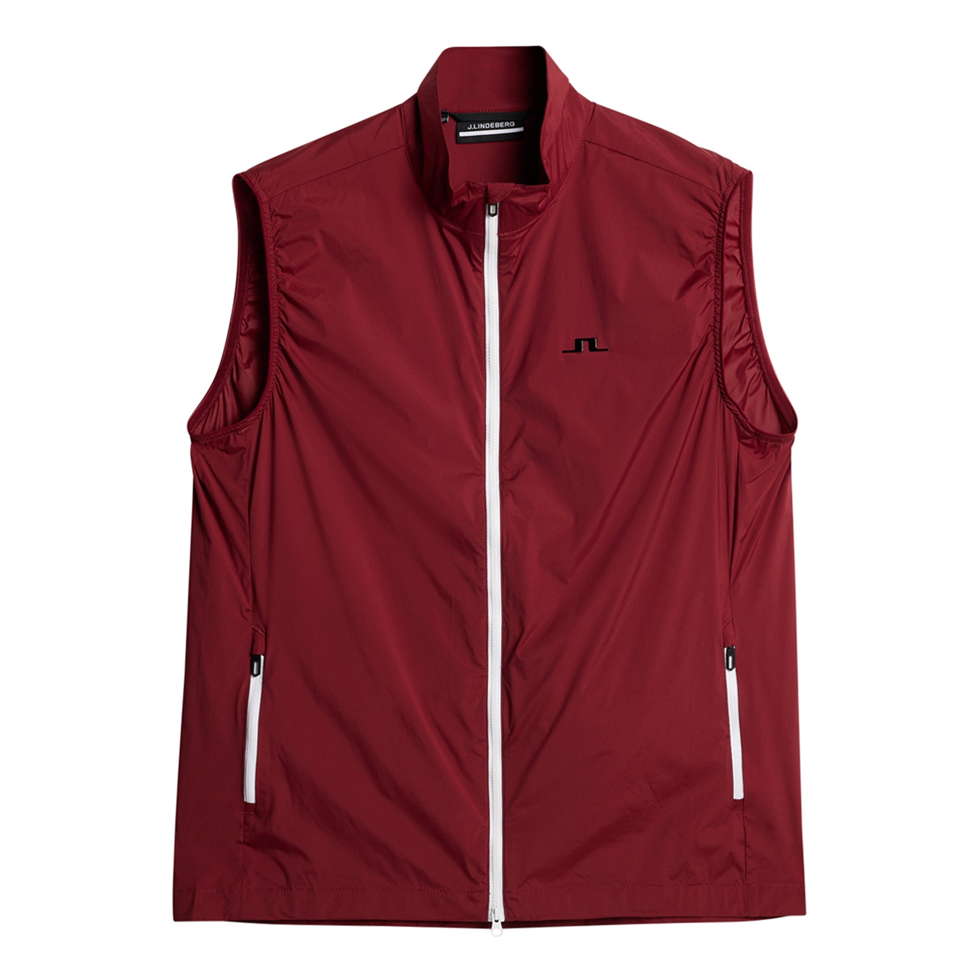 J.Lindeberg Golf Ash Light Packable Vest FW24 Cabernet G091