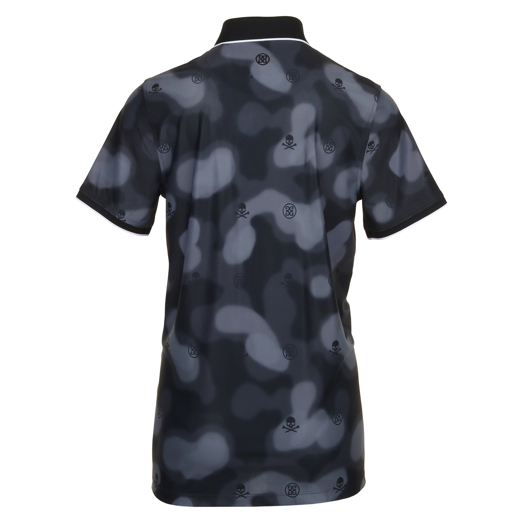 G/FORE Blur Icon Camo Tech Pique Polo Onyx