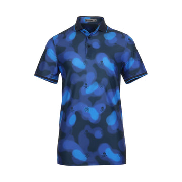 G/FORE Blur Icon Camo Tech Pique Polo Twilight