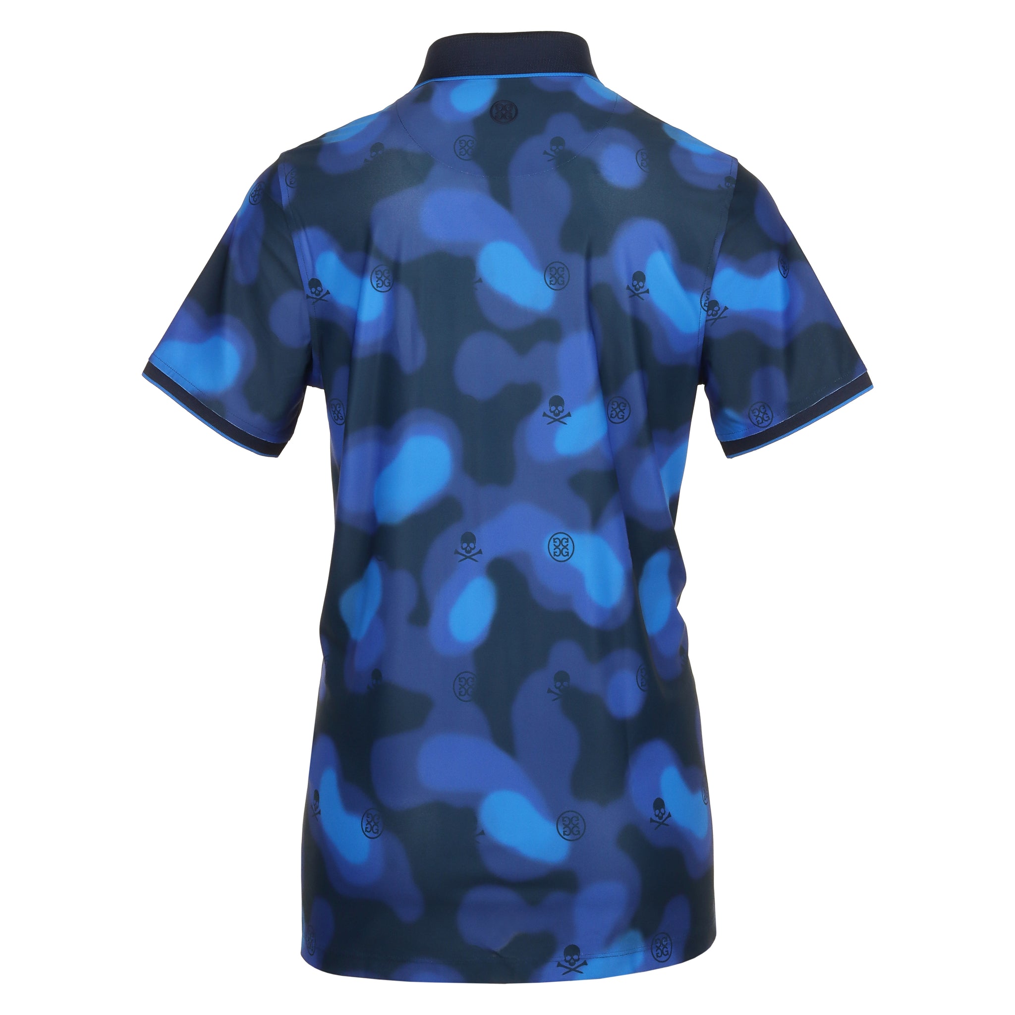 G/FORE Blur Icon Camo Tech Pique Polo Twilight