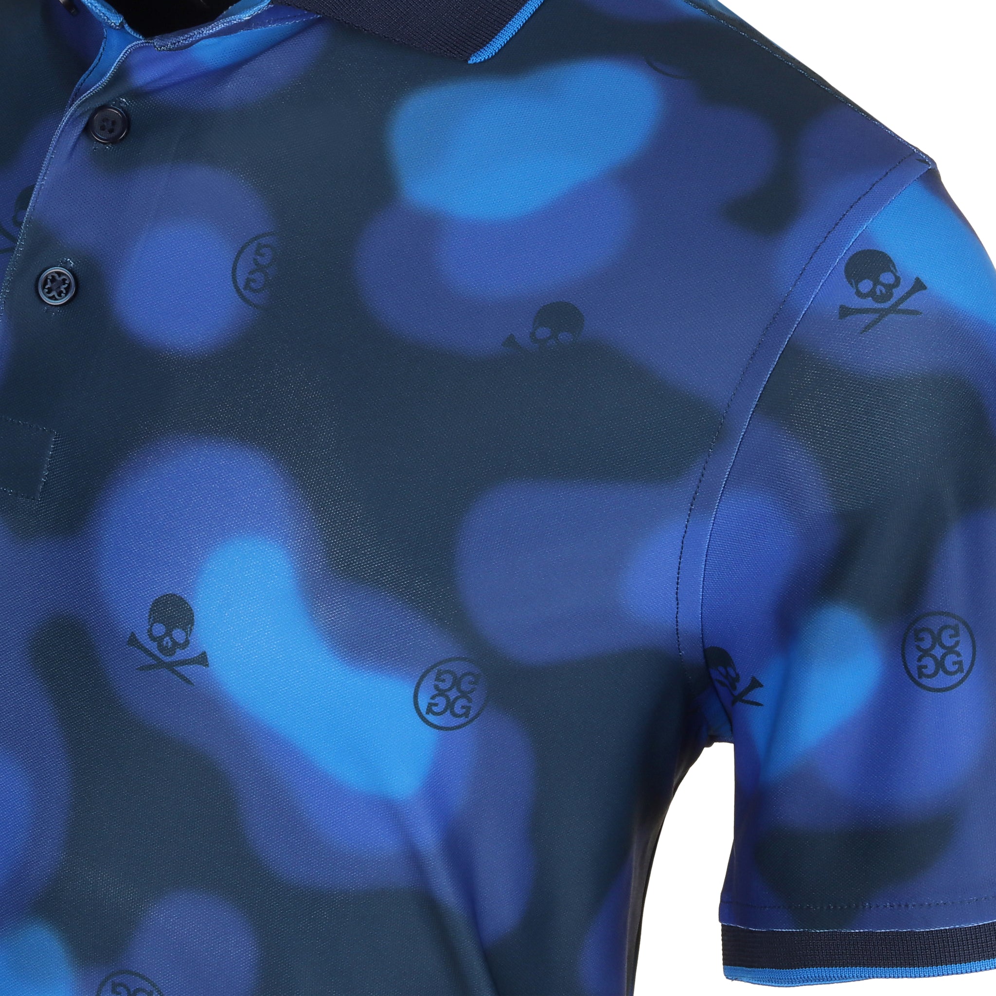 G/FORE Blur Icon Camo Tech Pique Polo