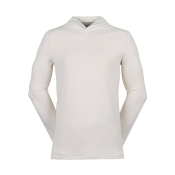 G/FORE Brushed Back Tech Hoodie Stone