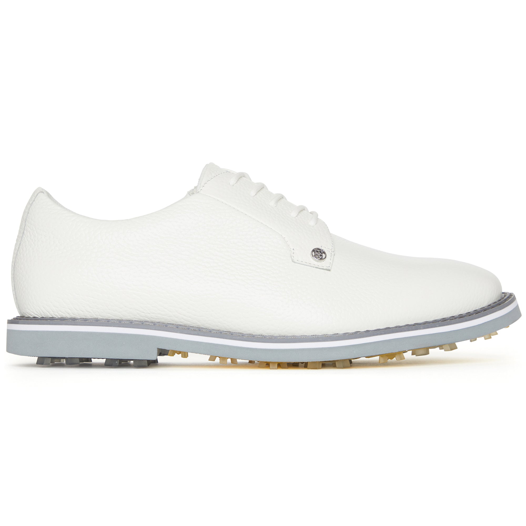 G/FORE Gallivanter Pebble Leather Golf Shoes GMF000001 Snow Monument ...