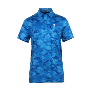 G/FORE Mapped Camo Tech Jersey Polo