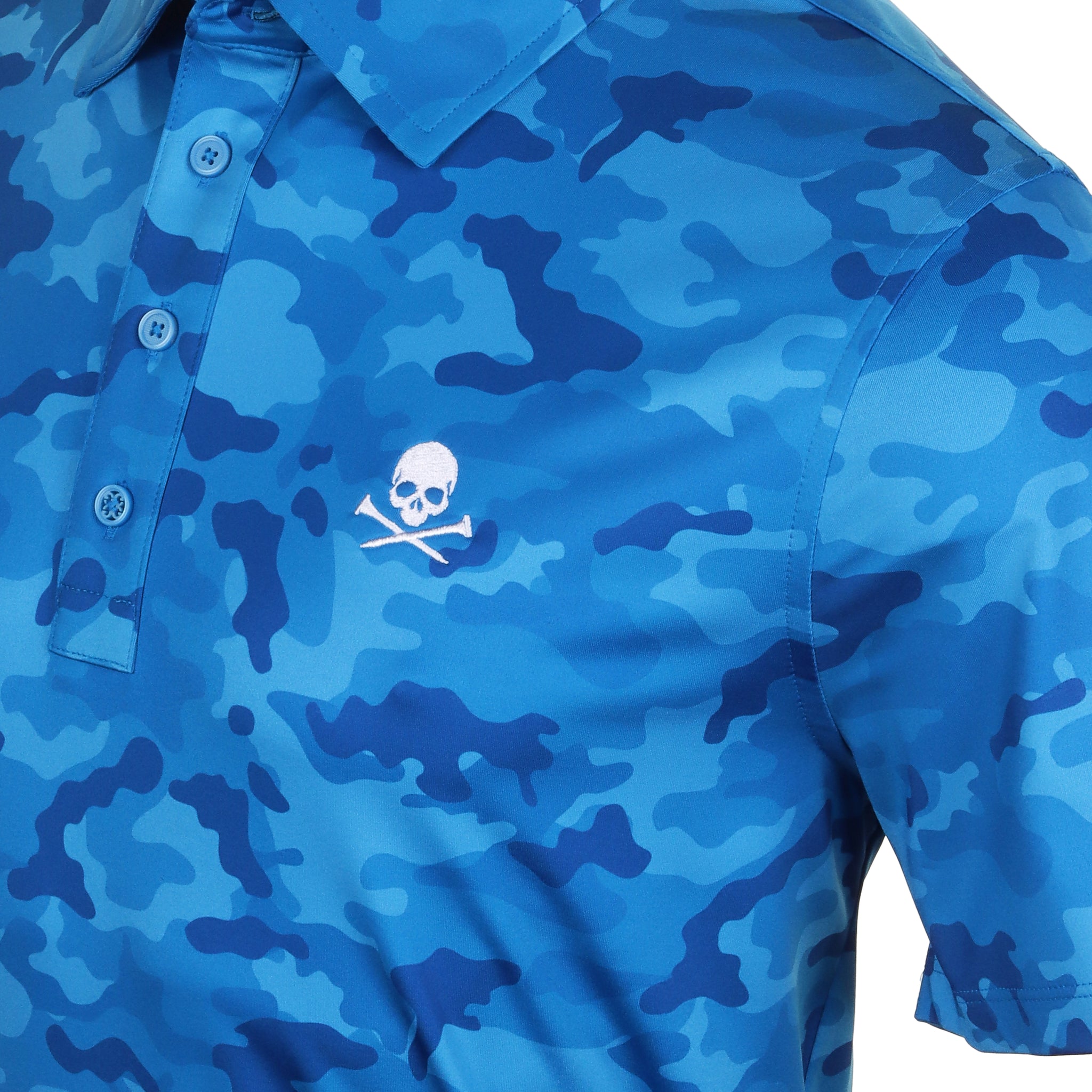 G/FORE Mapped Camo Tech Jersey Polo