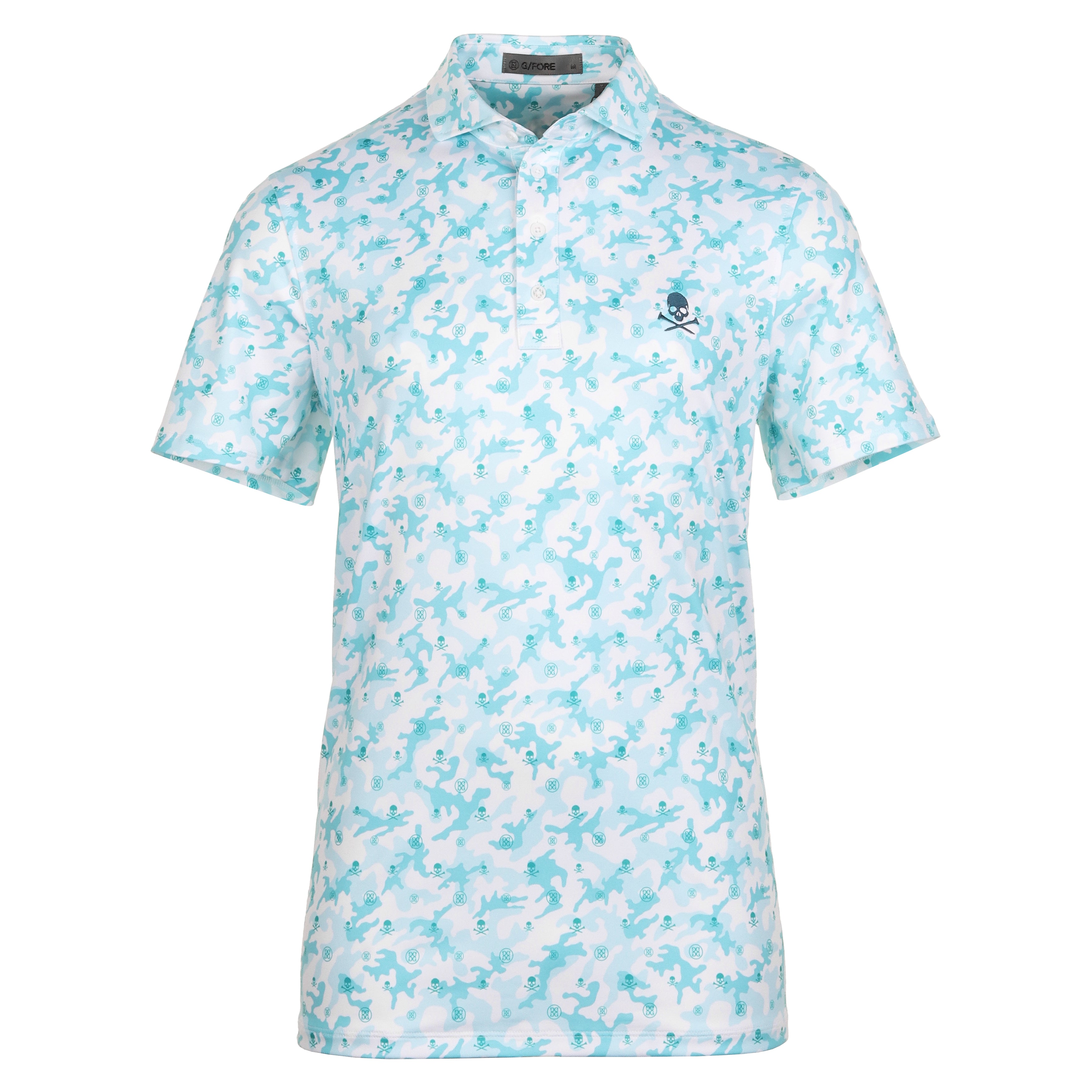 G/FORE Mapped Icon Camo Tech Jersey Polo GMP000001 Emerald | Function18 ...