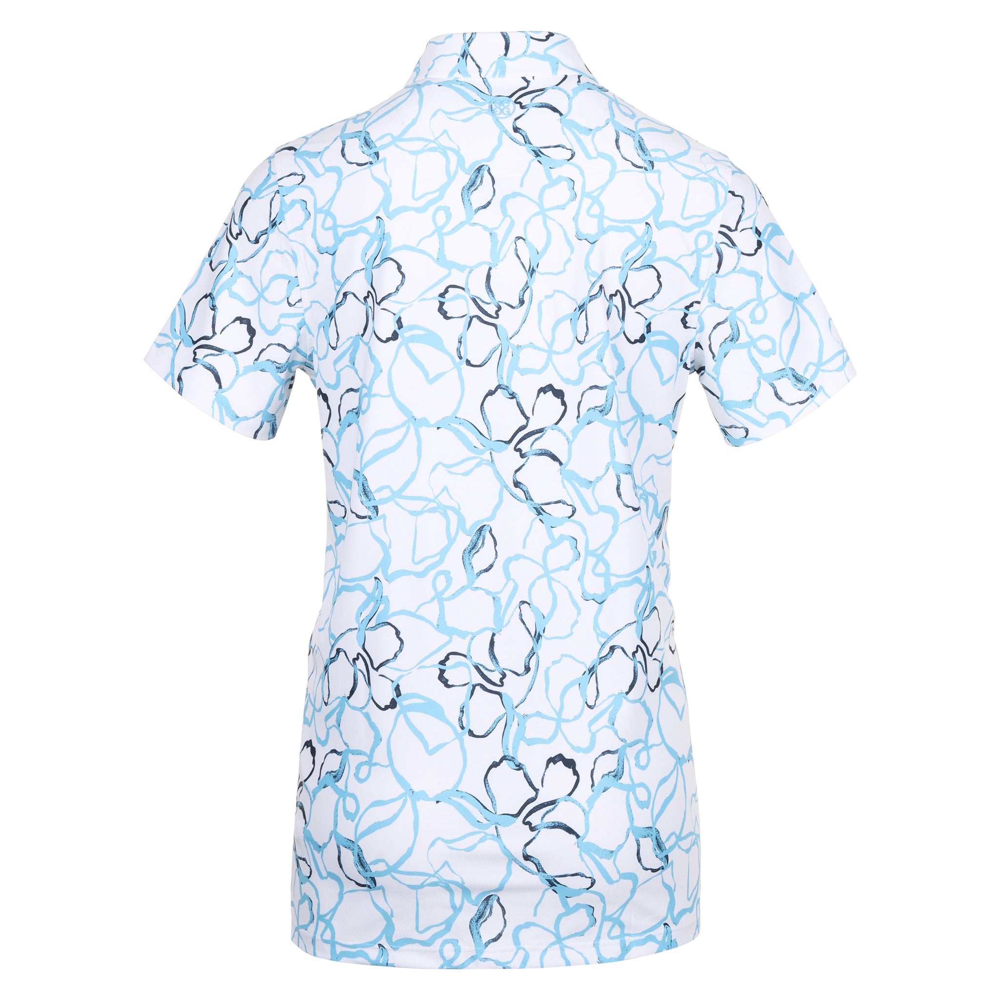 G/FORE Watercolour Floral Tech Pique Polo