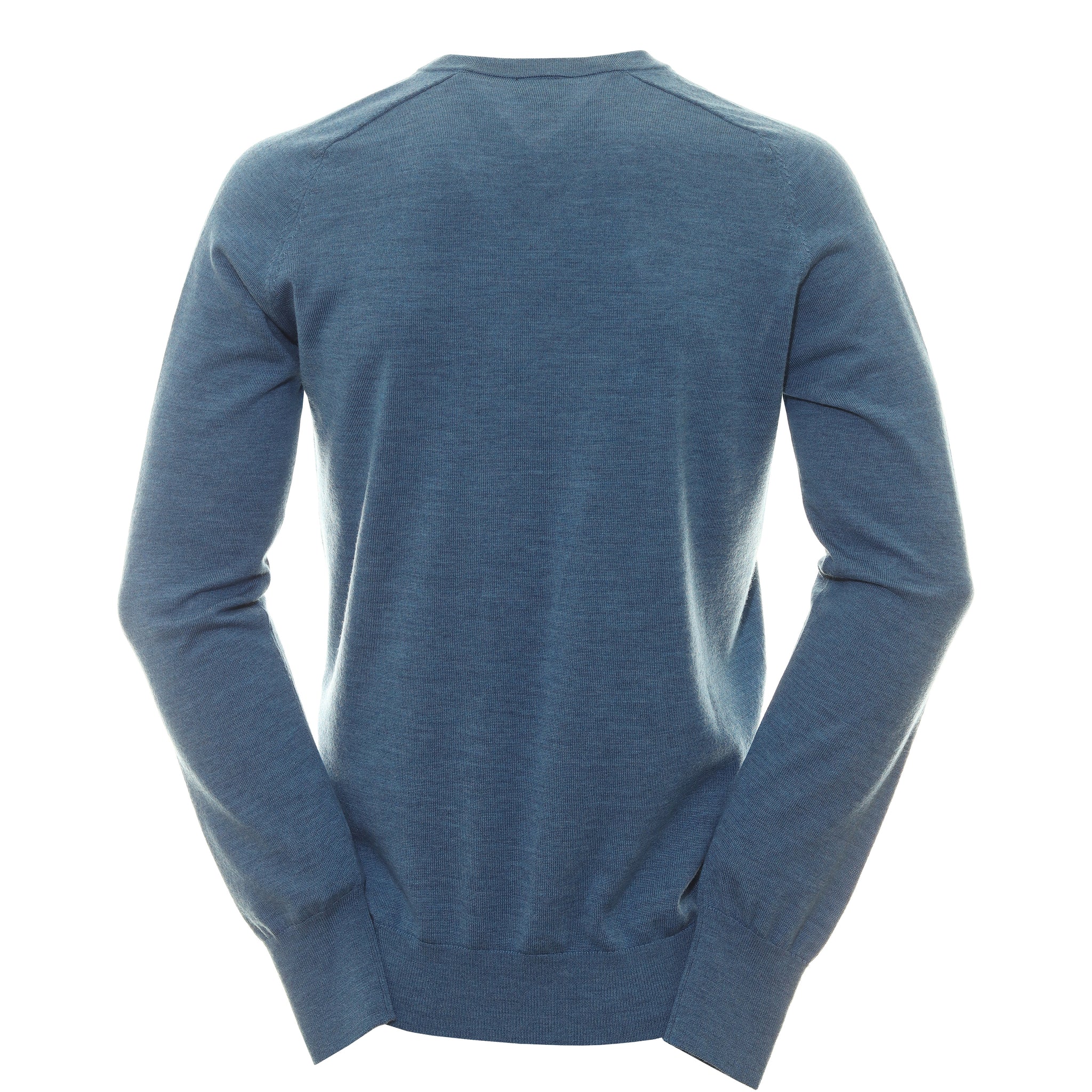 Galvin Green Carl V-Neck Sweater Blue Melange 9587 & Function18