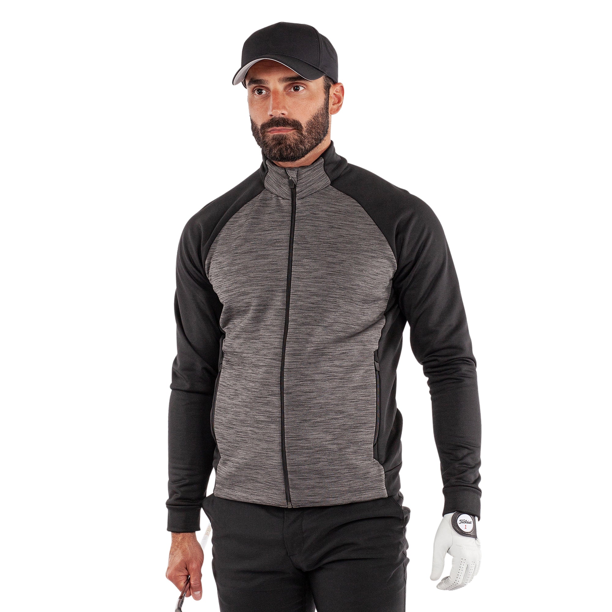 Galvin Green Darwin Insula Golf Jacket - Forged Iron/Black 9237