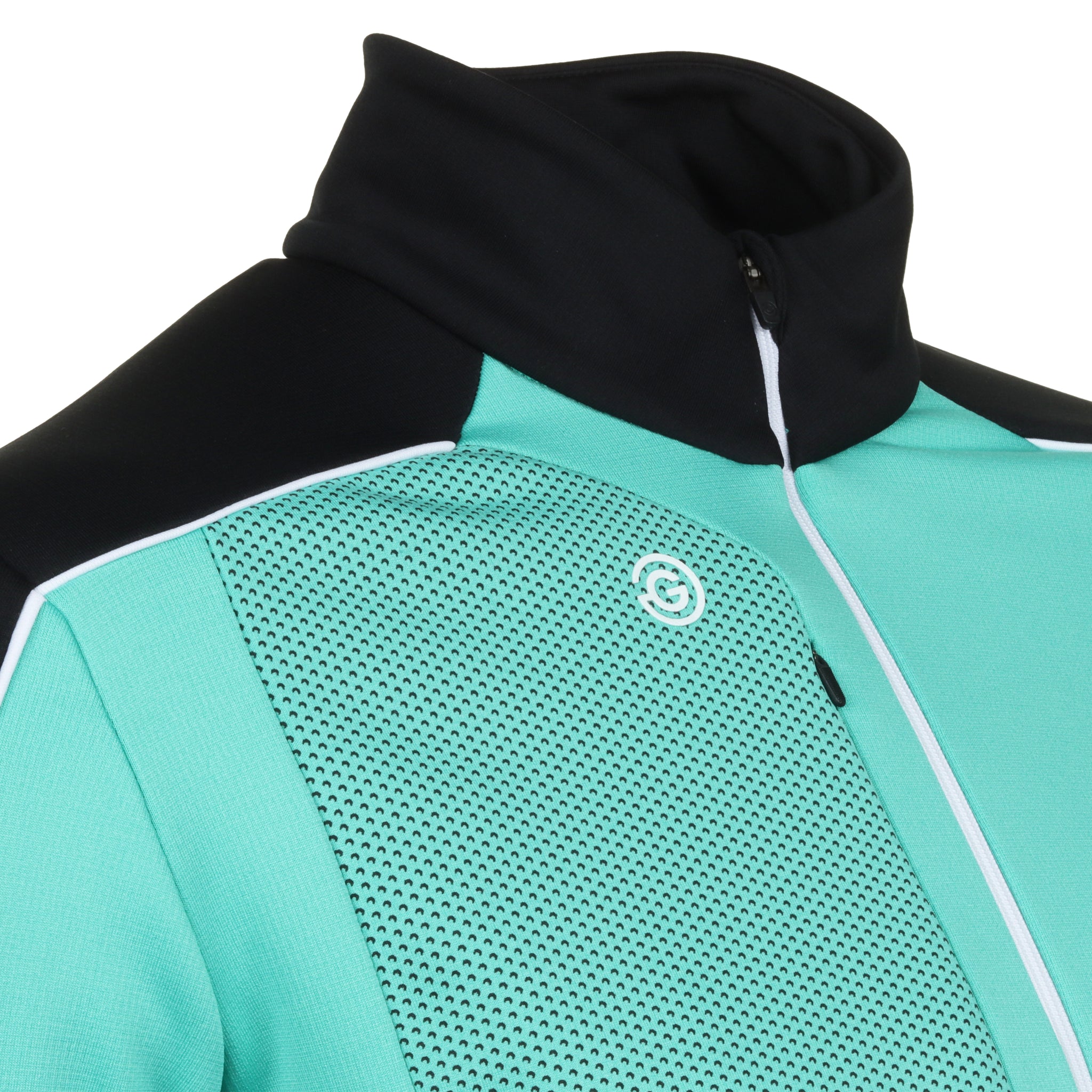 Galvin Green Dave Insula Golf Pullover Black/Atlantis Green 8892