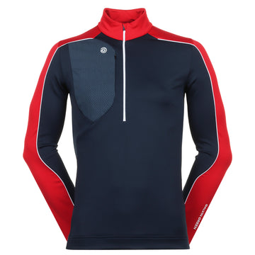 Galvin Green Dave Insula Golf Pullover Navy/Red 8895