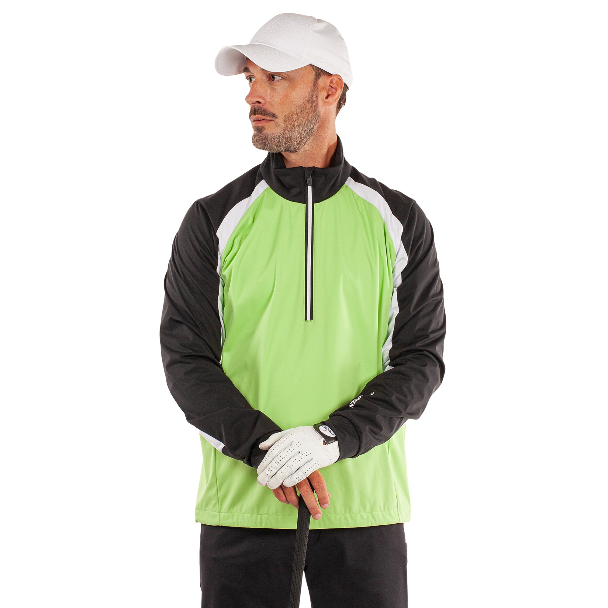 Galvin Green Laurent Interface-1 Golf Jacket - Fresh Green/Black 8837