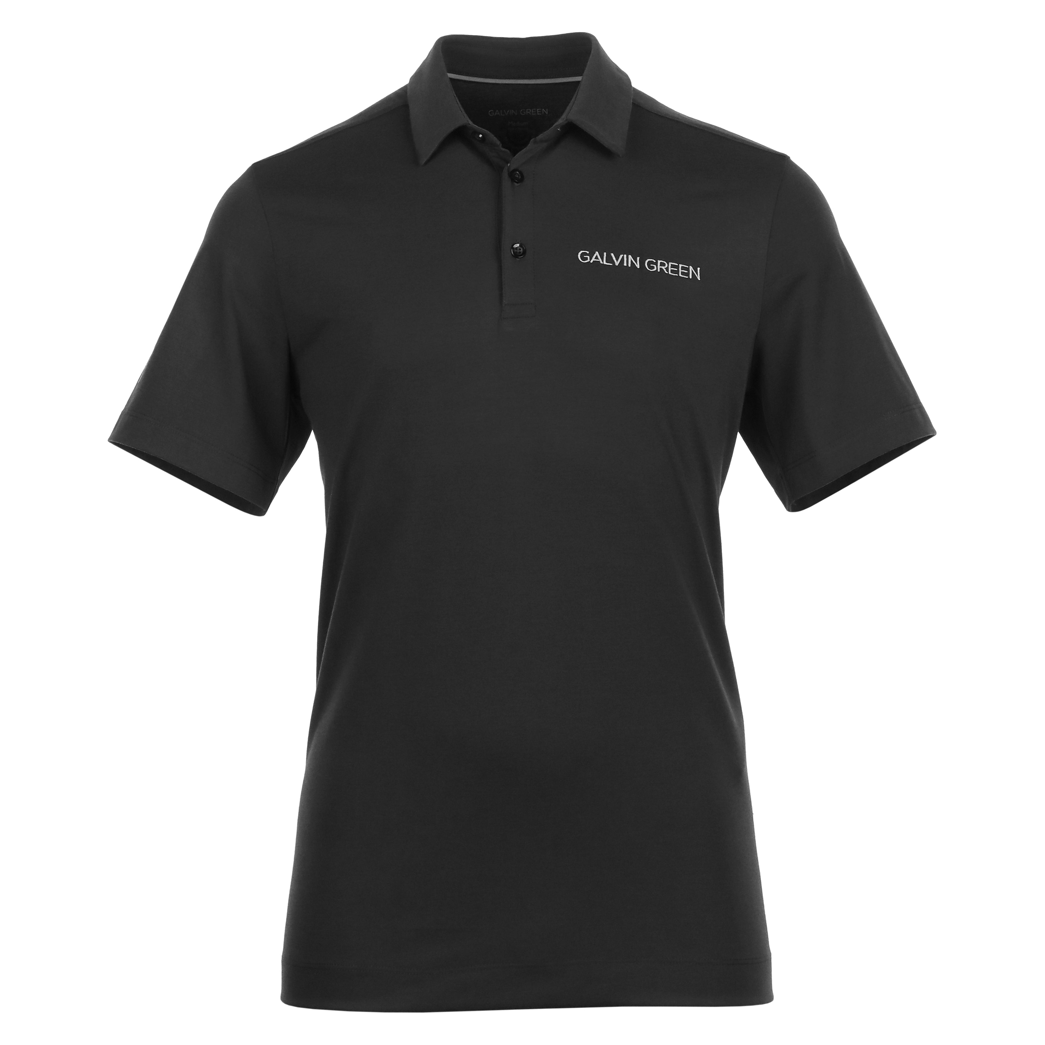 Galvin Green Marcelo Ventil8+ Golf Shirt Black 9403 | Function18