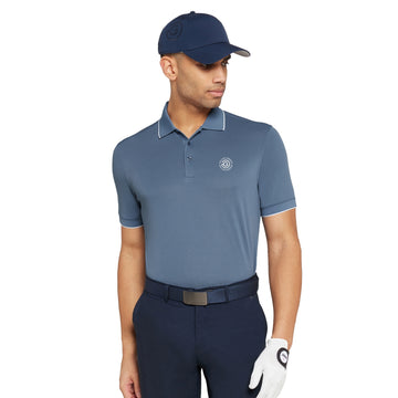 Galvin Green Marty Ventil8+ Golf Shirt - Moonlight Blue 8840