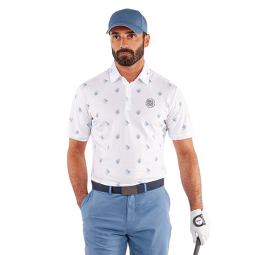 Galvin Green Memo Ventil8+ Golf Shirt - White 9409