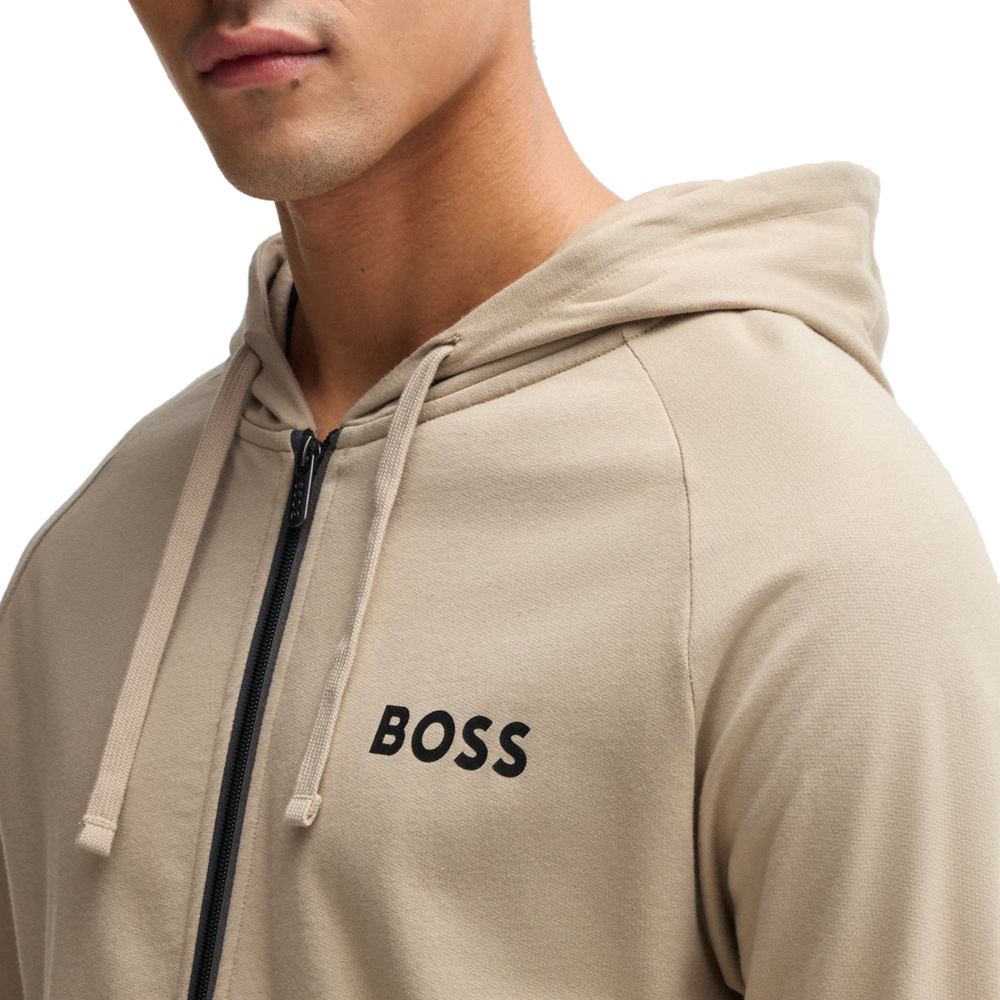 BOSS Authentic H Full Zip Jacket SP25 Light Beige 276