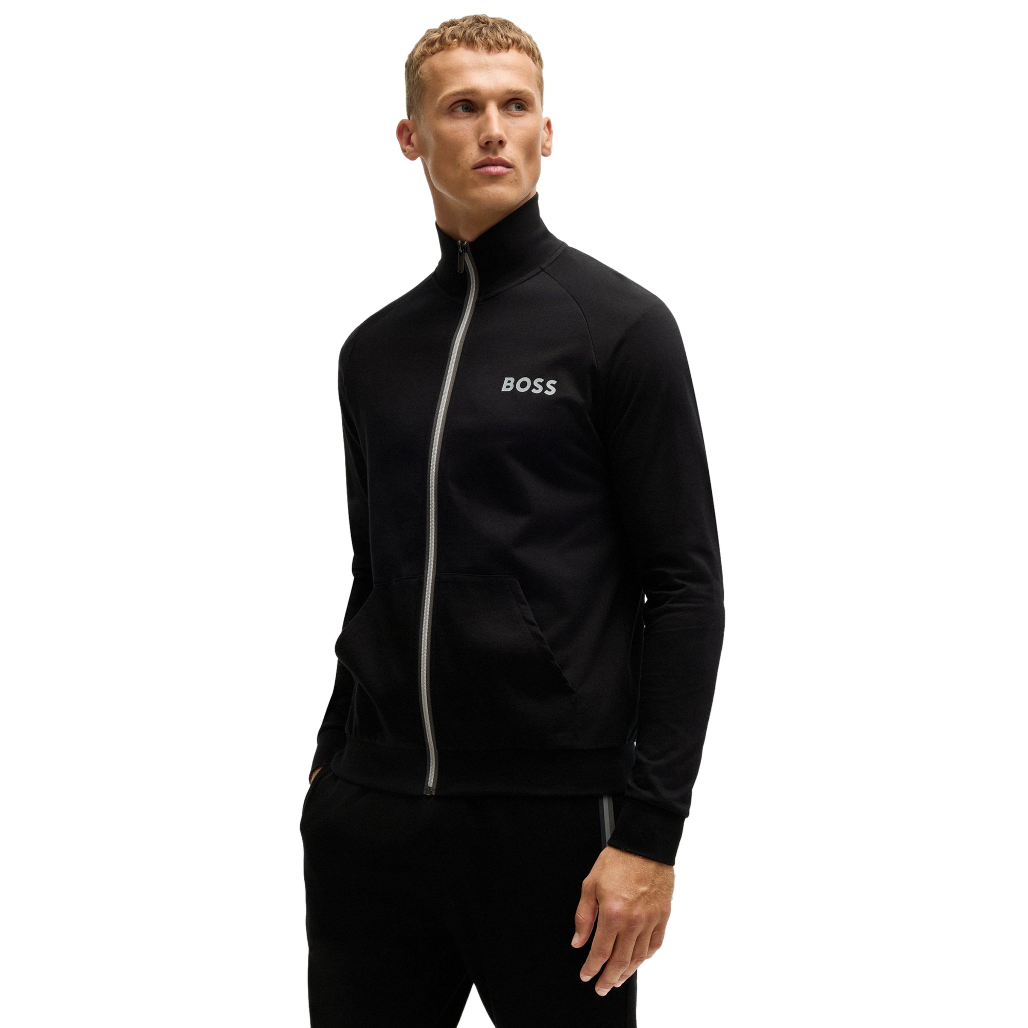 BOSS Authentic Z Full Zip Jacket SP25 Black 002