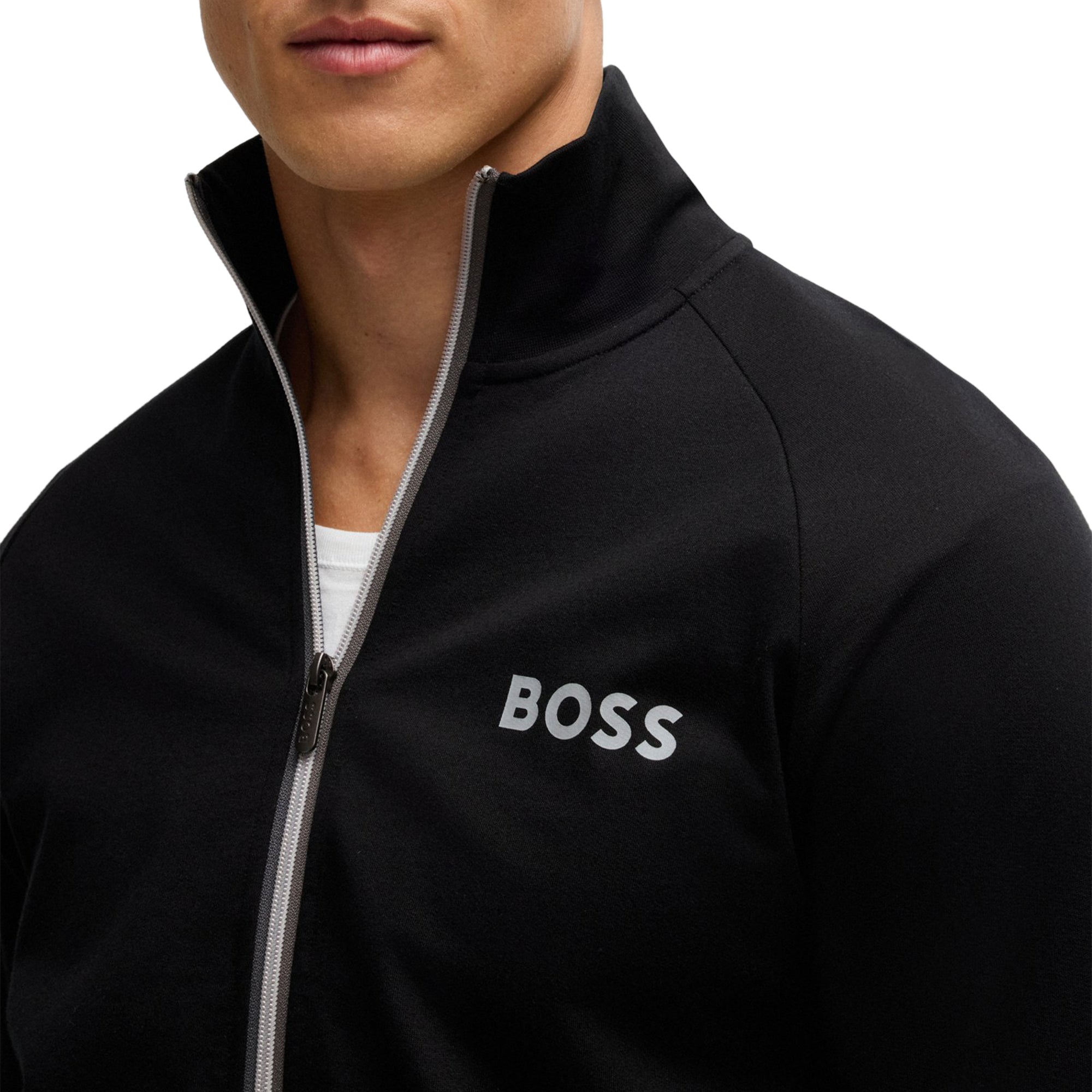 BOSS Authentic Z Full Zip Jacket SP25 Black 002