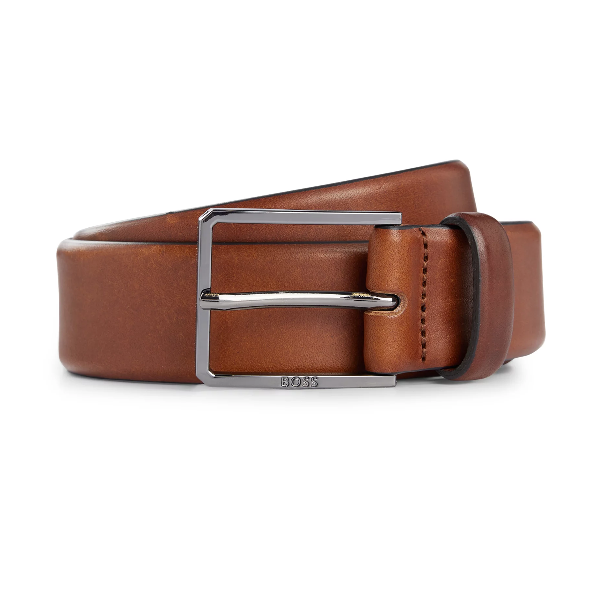 BOSS Cary-T Golf Belt 50516692 Medium Brown 212 | Function18