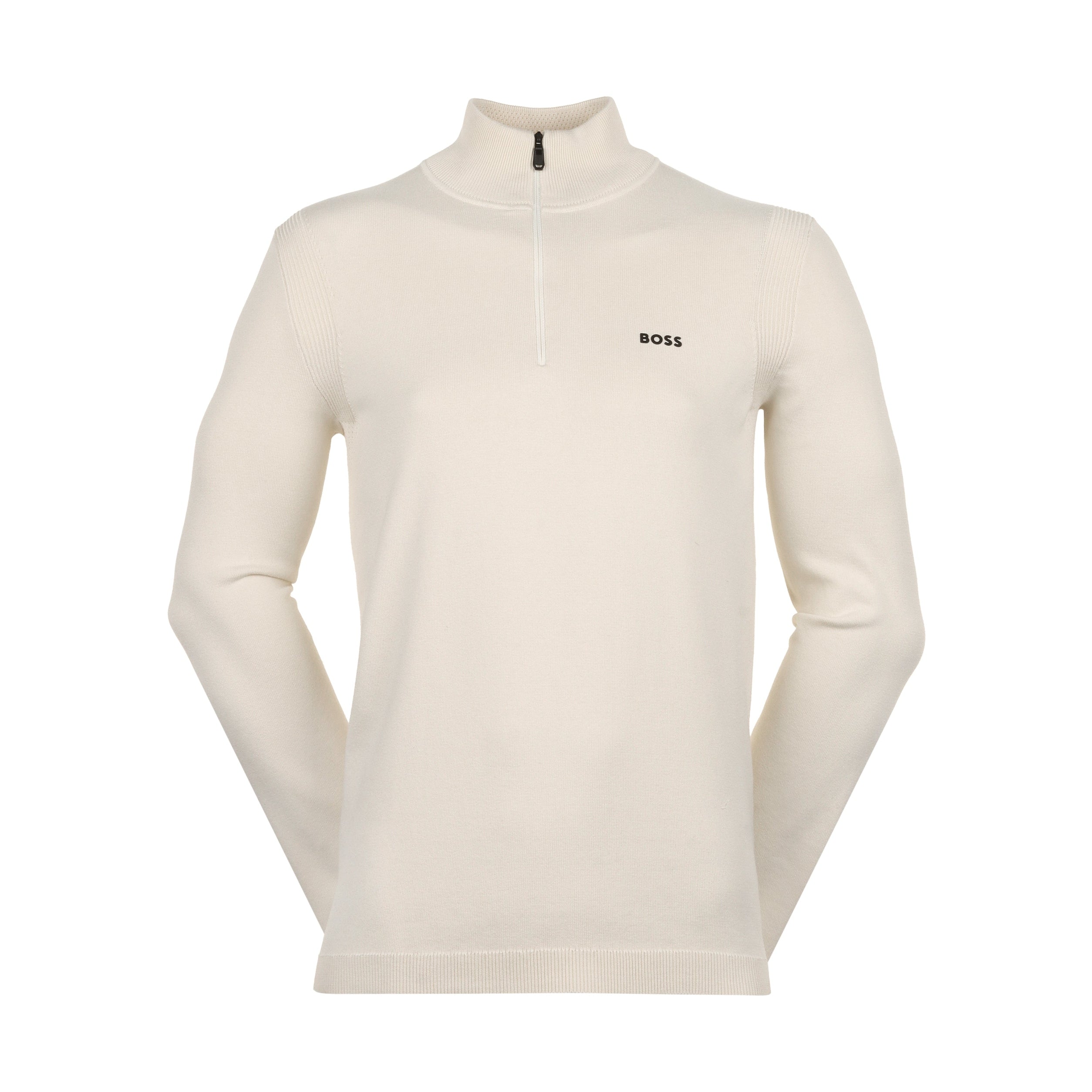 BOSS Ever-X 1/4 Zip Sweater 50498518 Natural 131 | Function18