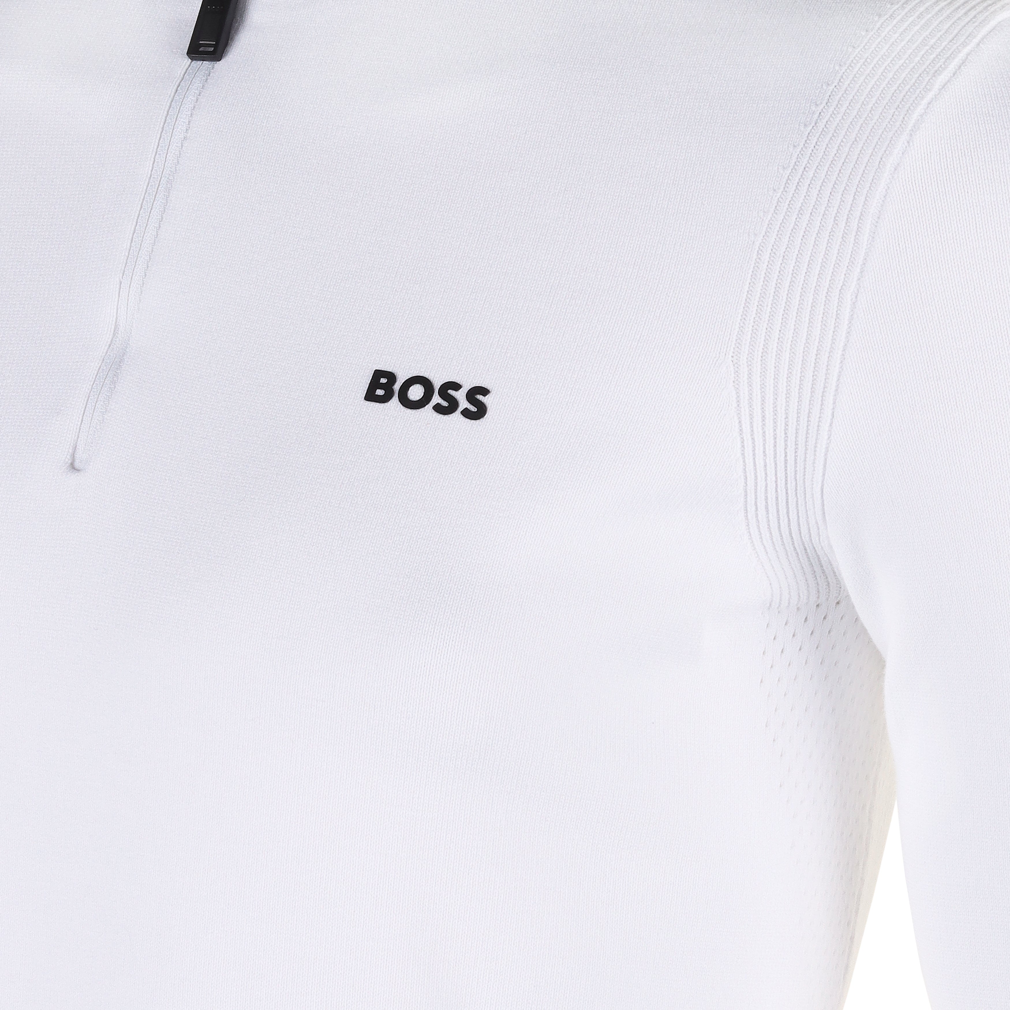 BOSS Ever-X 1/4 Zip Sweater FA24 50498518 White 100 | Function18 ...