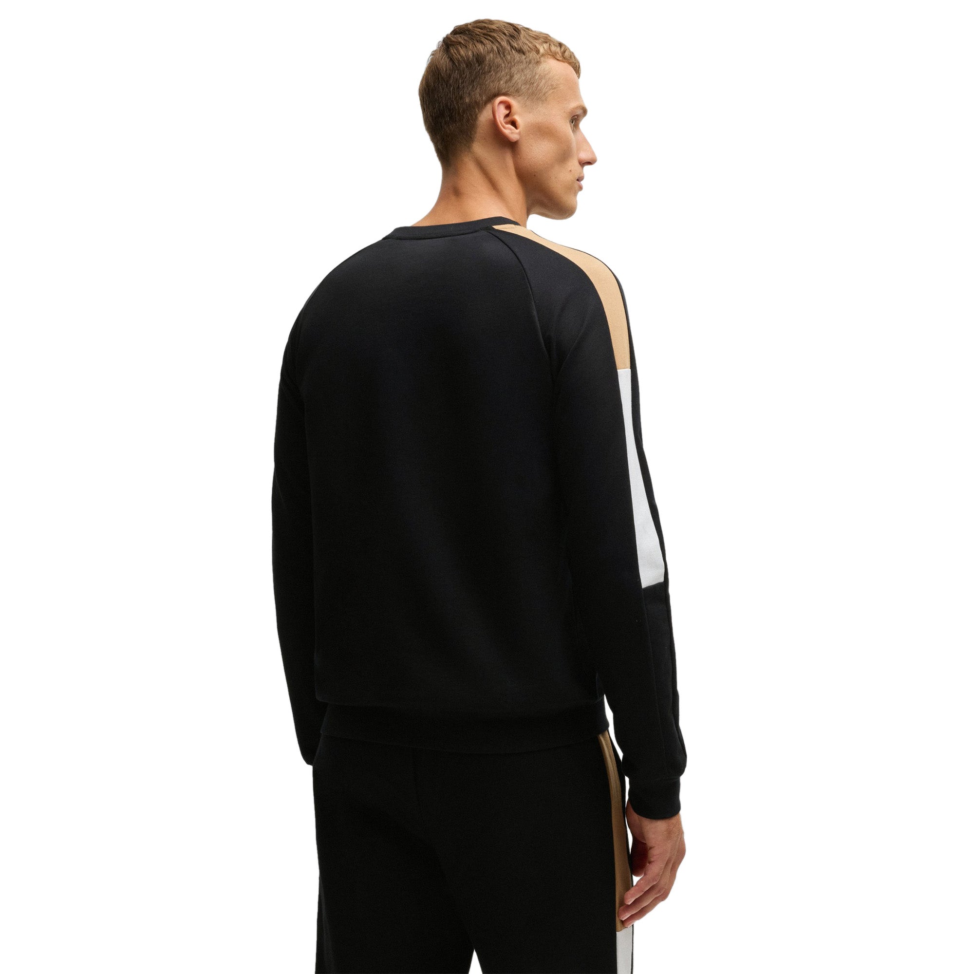 BOSS Iconic Crew Neck Sweater SP25 Black 001