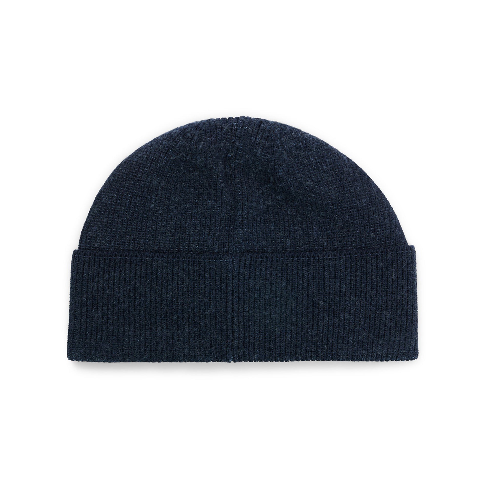 BOSS Lamico Knitted Beanie Hat Dark Blue 404