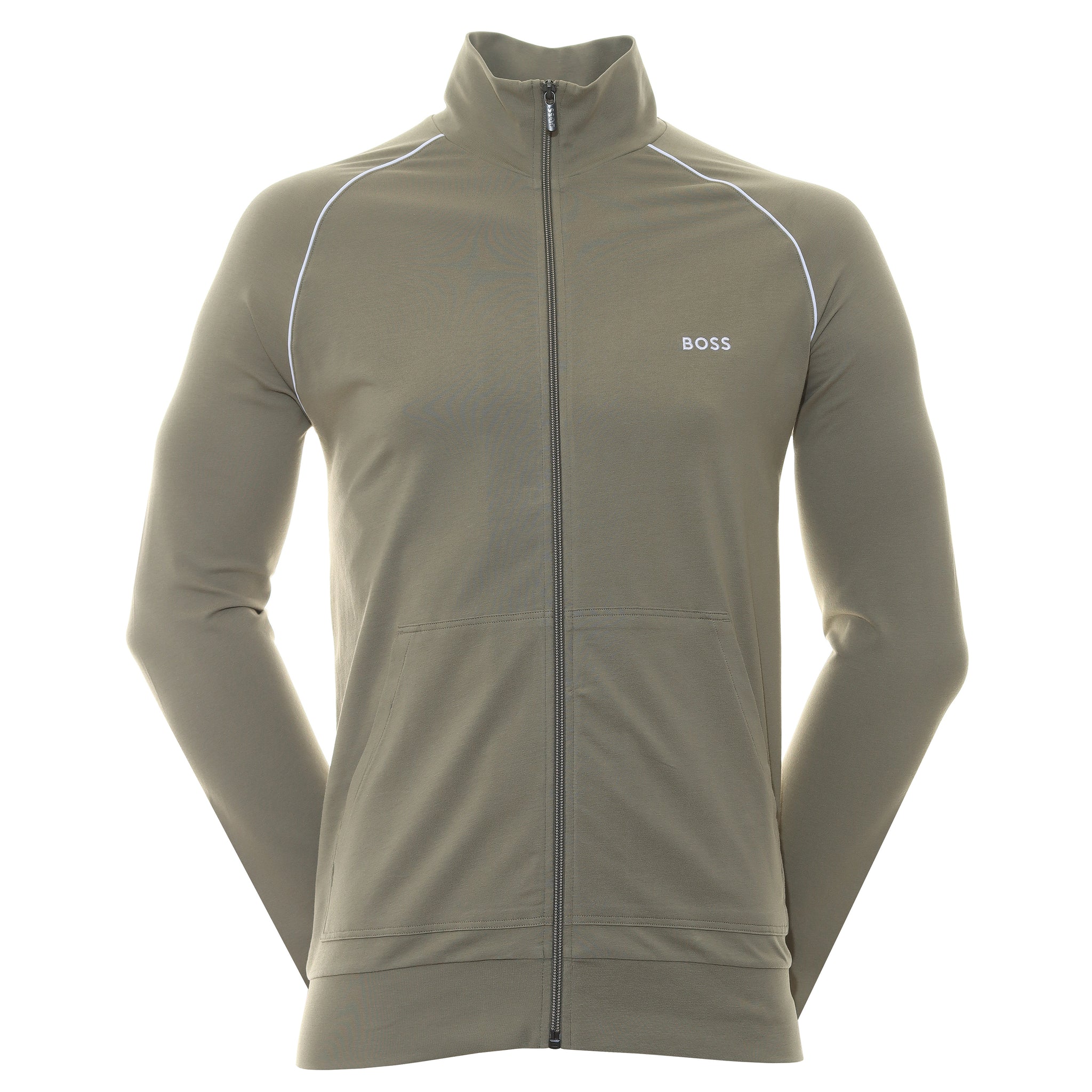 BOSS Mix&Match Full Zip Jacket 50469596 Light Khaki 336 | Function18 ...