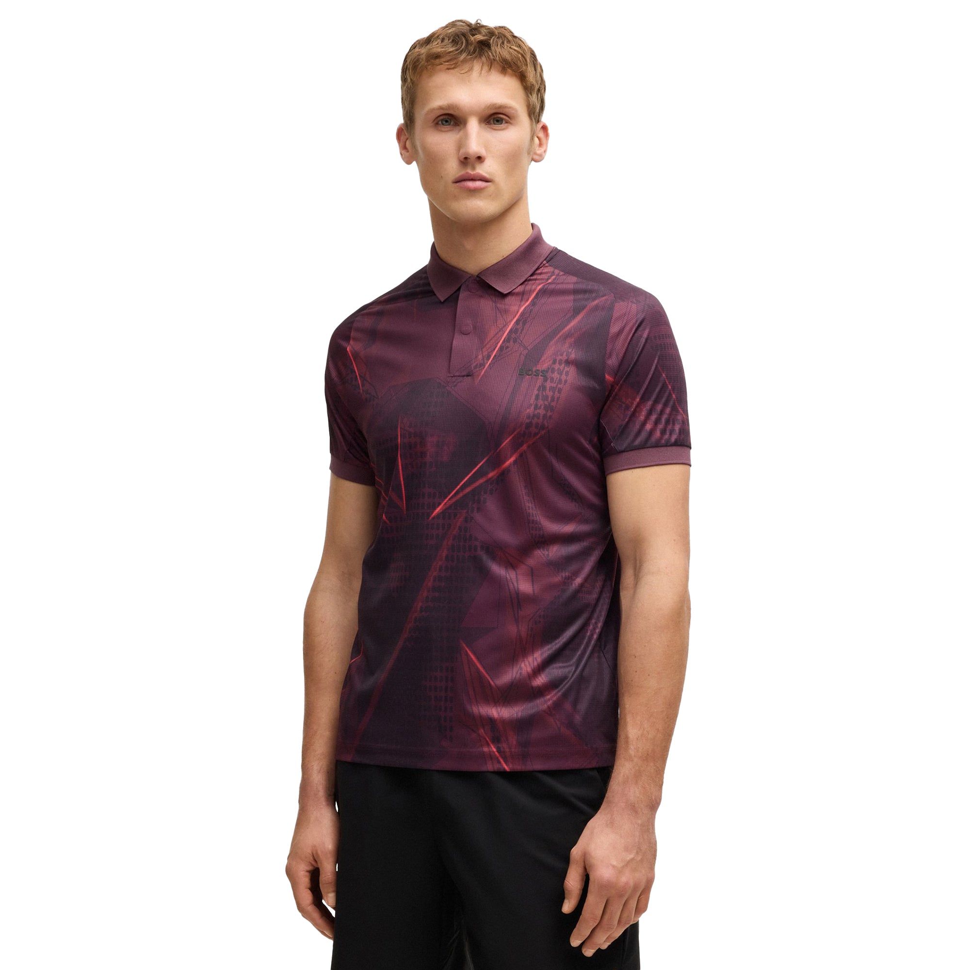 BOSS Paddy Desert Active Polo Shirt SU25