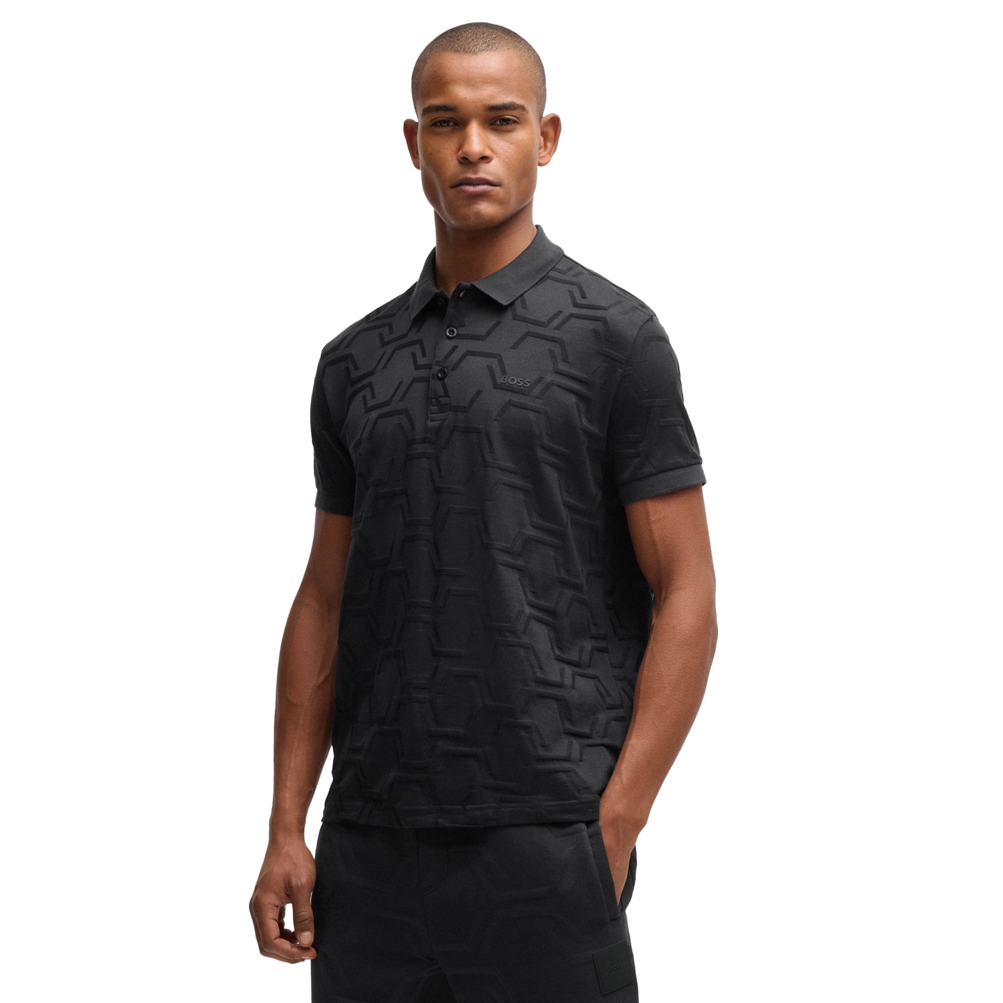 BOSS Paddy HexaQuilt Polo Shirt SP25