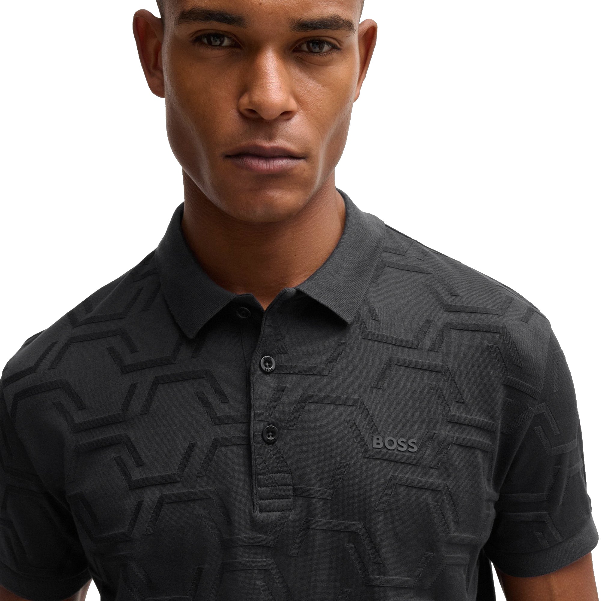 BOSS Paddy HexaQuilt Polo Shirt SP25