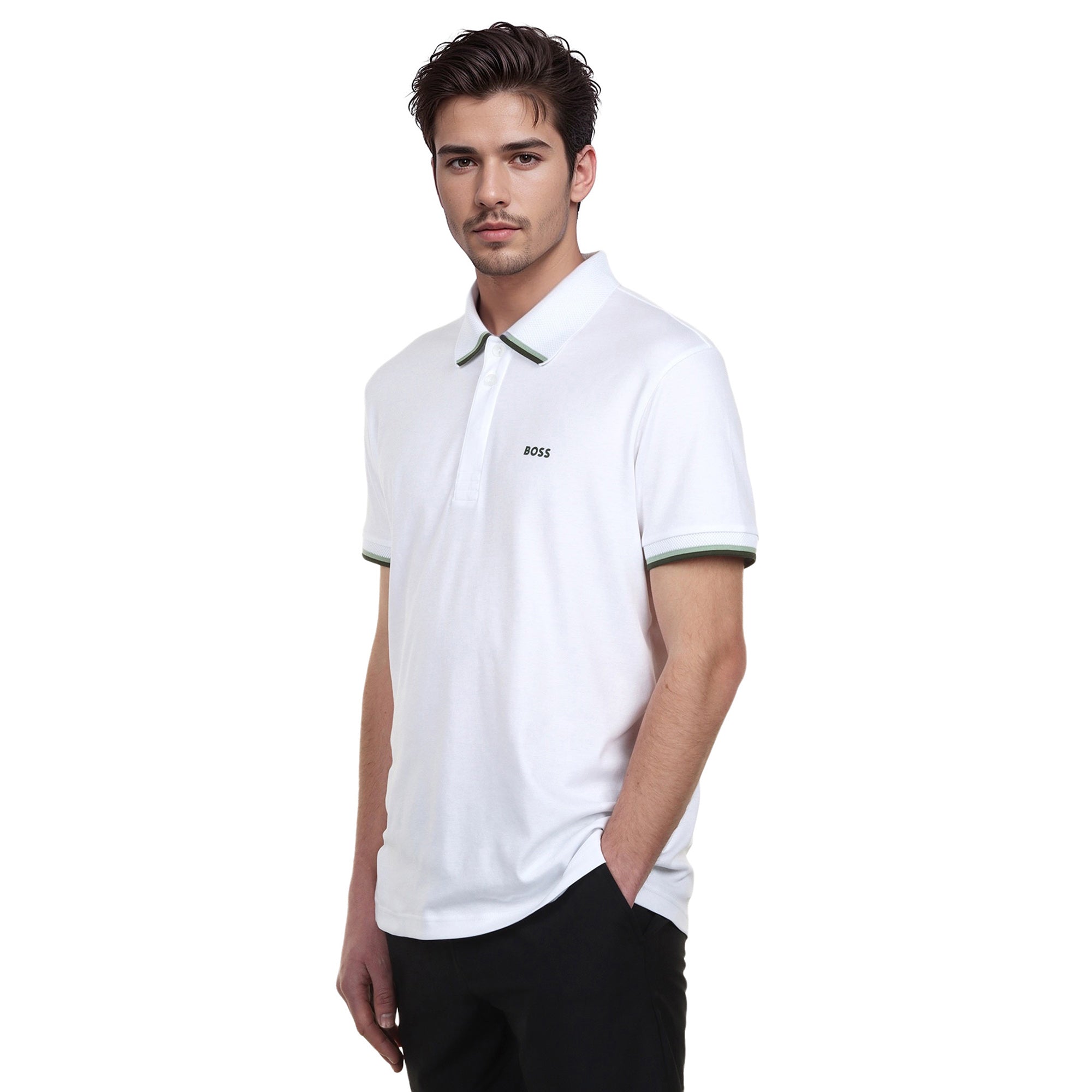 BOSS Paddy Lux Heritage Polo Shirt SU25