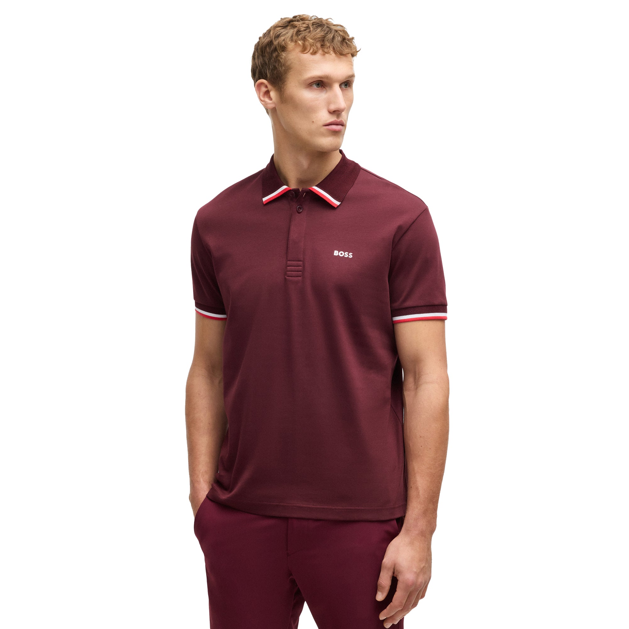 BOSS Paddy Lux Heritage Polo Shirt SU25