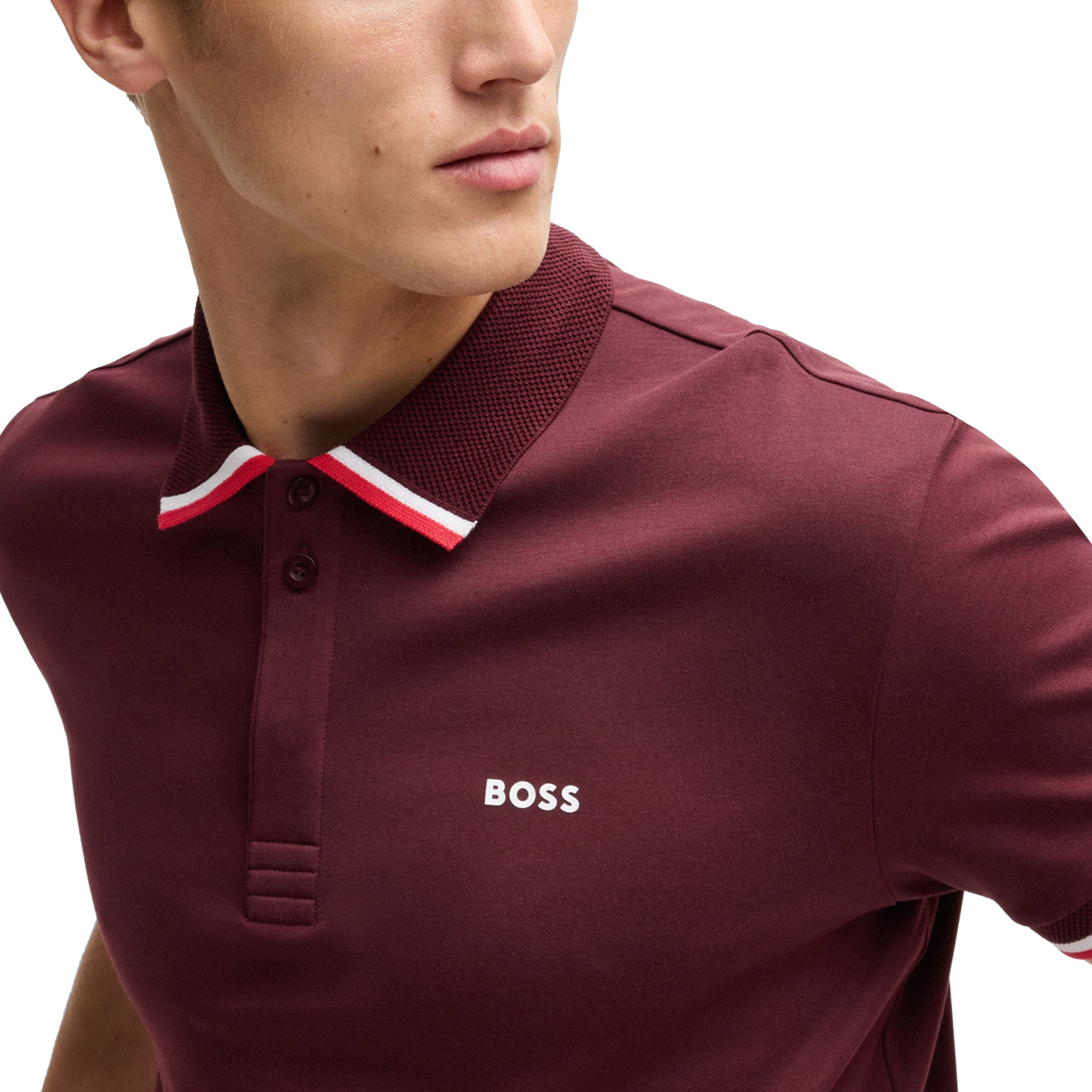 BOSS Paddy Lux Heritage Polo Shirt SU25